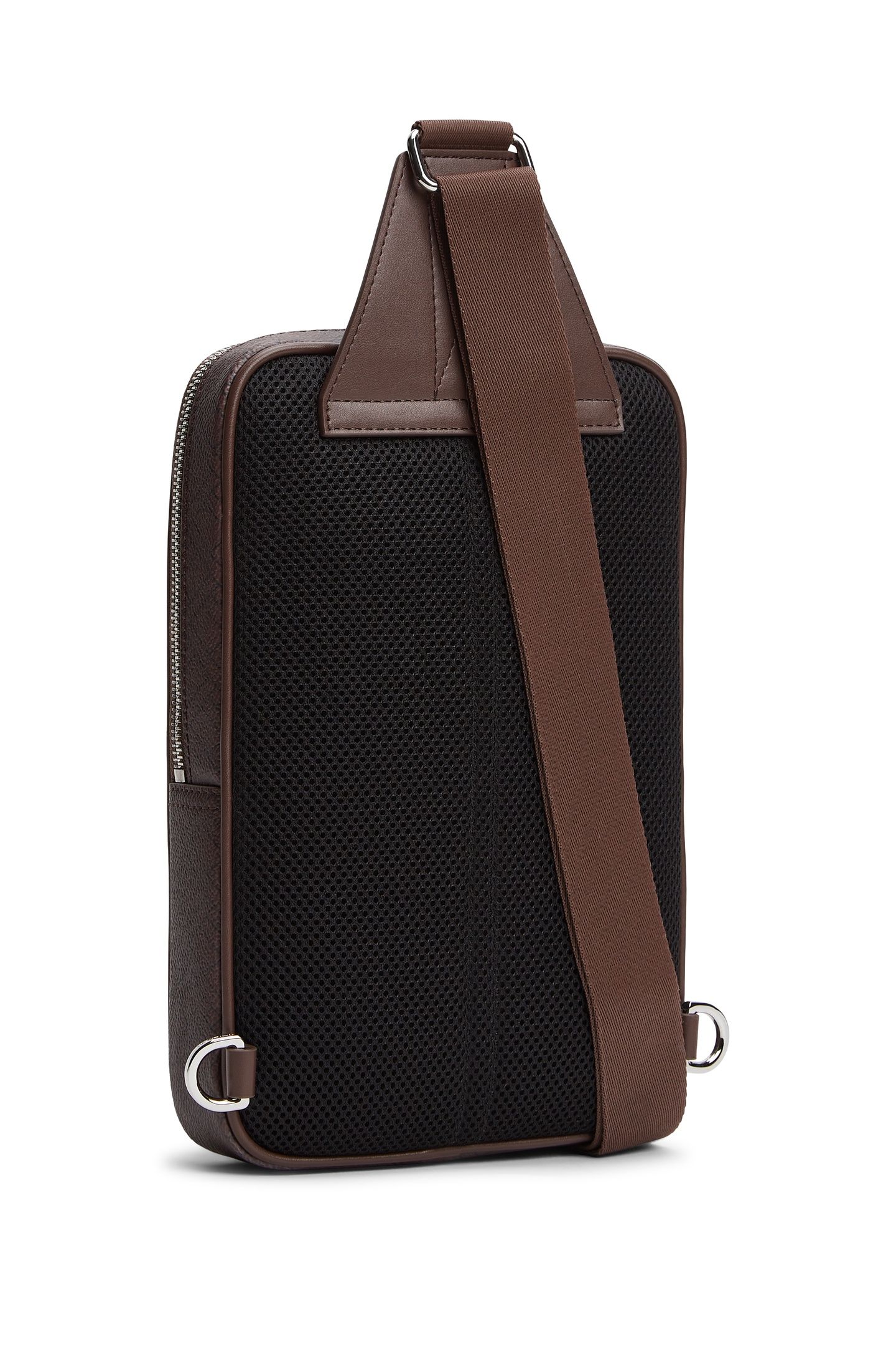 FLAG MONOGRAM SLING BAG COFFEE BEAN 3