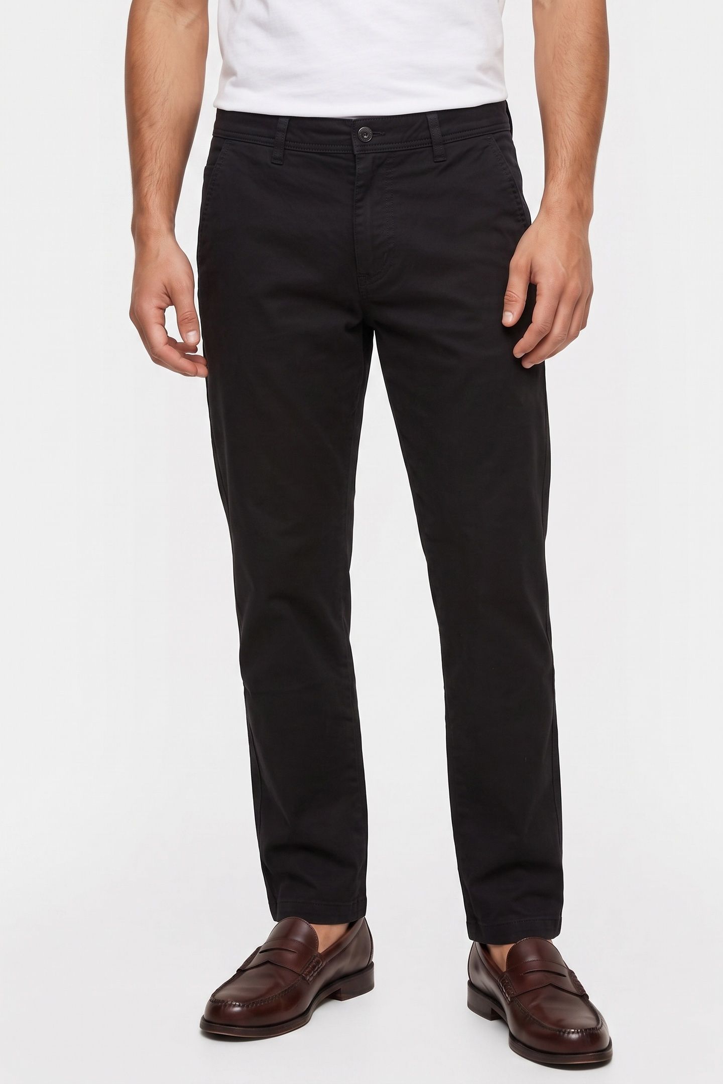 90S STRAIGHT TWILL COTTON JEAN BLACK 1