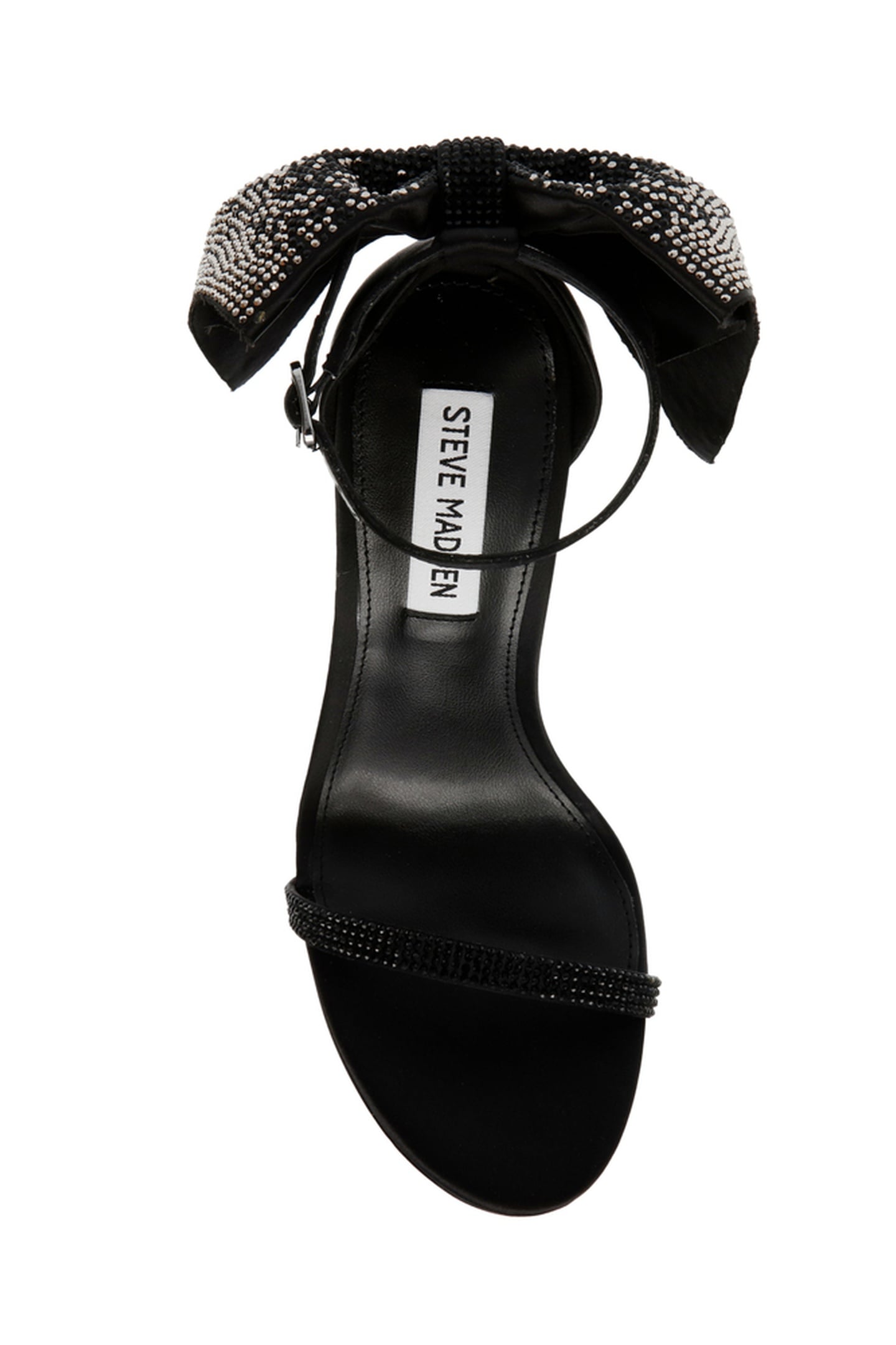 BELLAROSA SANDALS BLACK SATIN 5