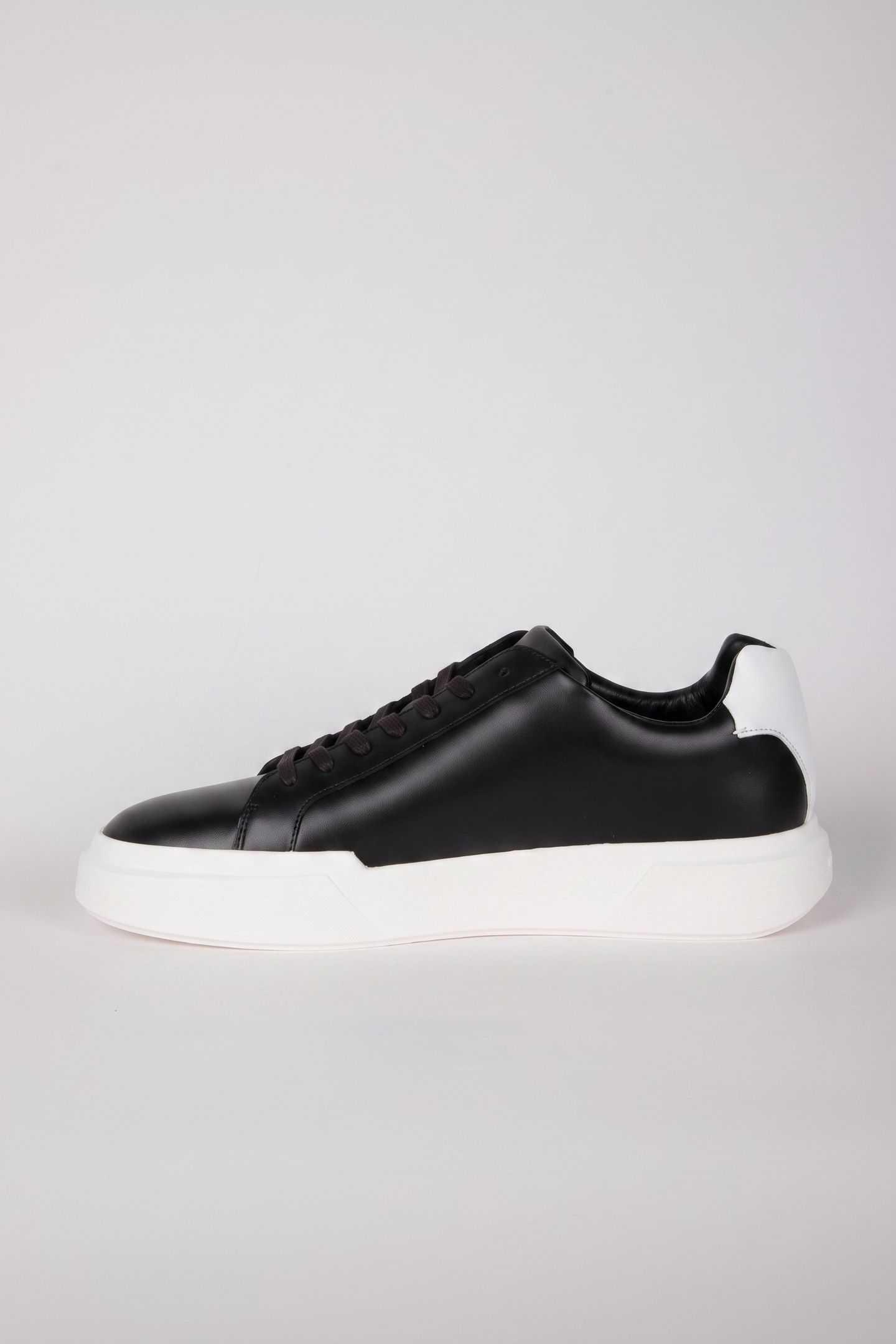 CHUNKY CUPSOLE LACEUP SHOES BLACK/BRIGHT WHITE 4