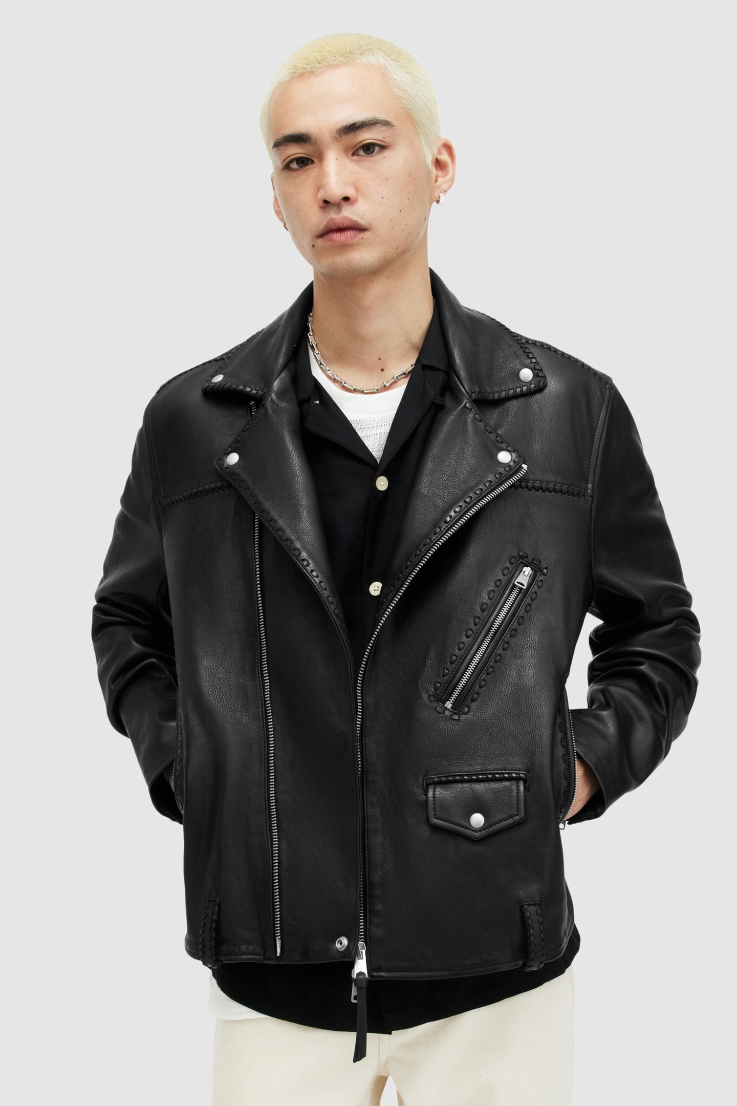 WARNER BIKER BLACK 1