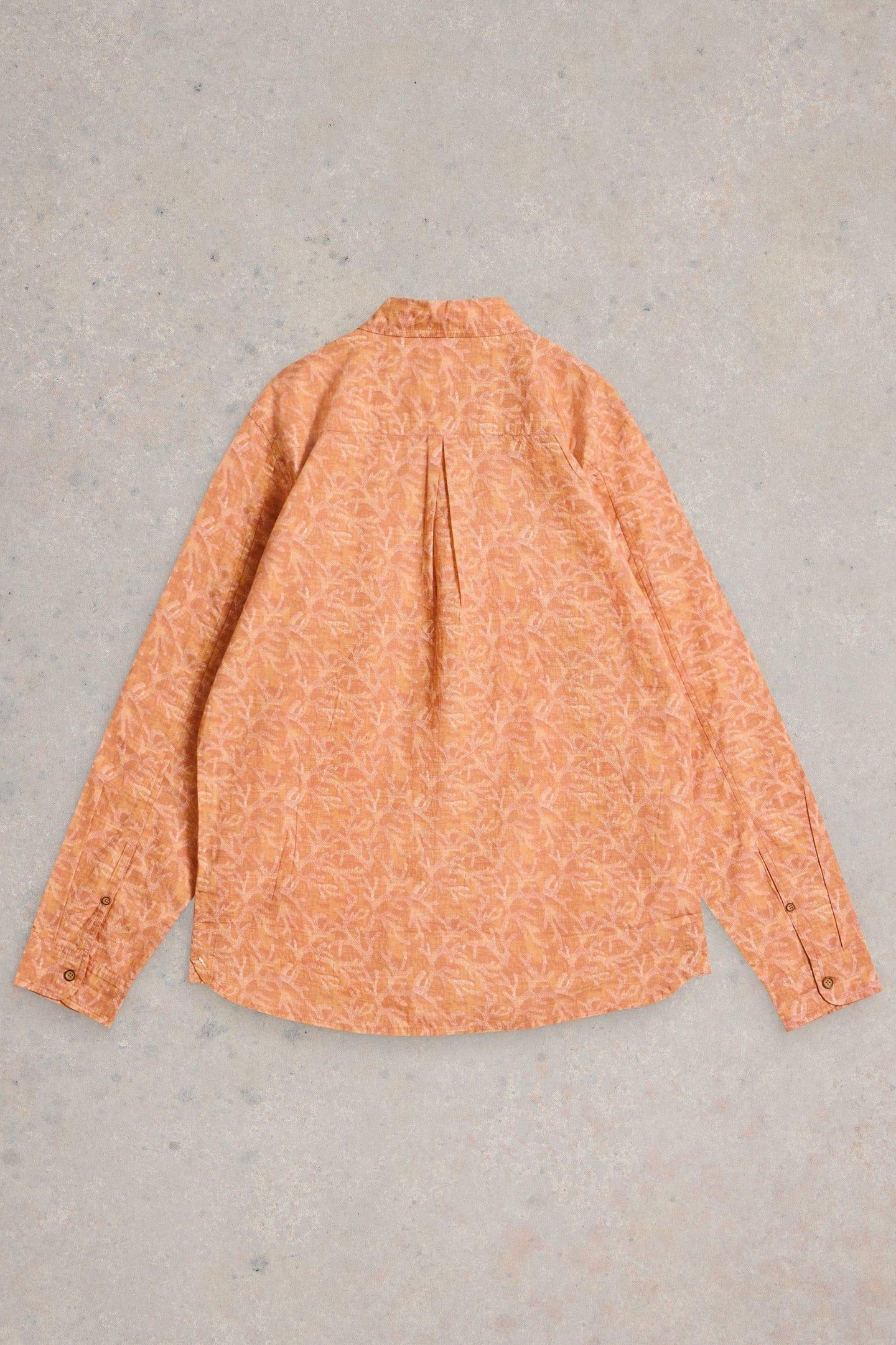 LS SEAWEED PRINTED SHIRT PINK PRINT 2