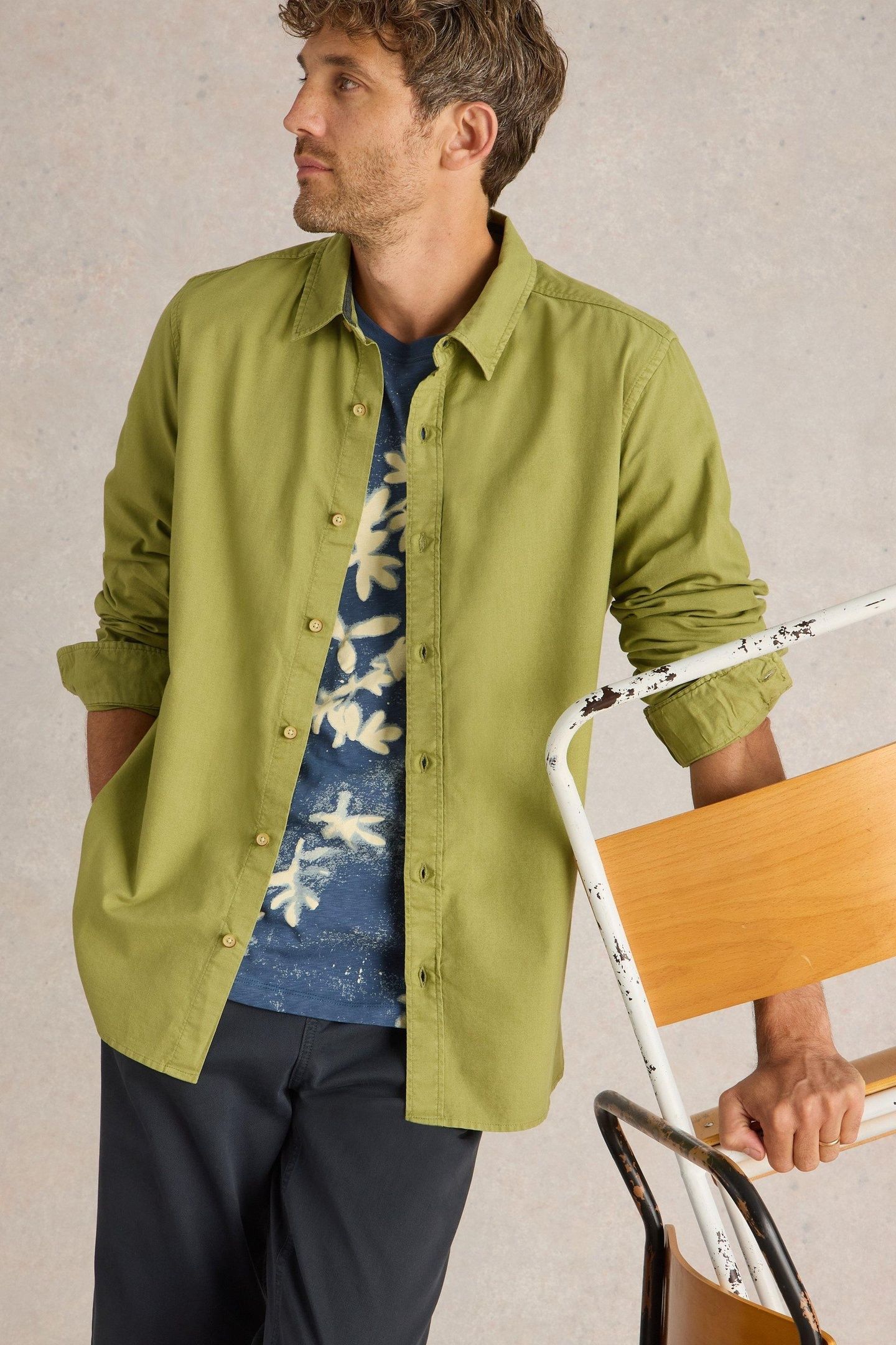 BRUTON OXFORD SHIRT LIGHT GREEN 7
