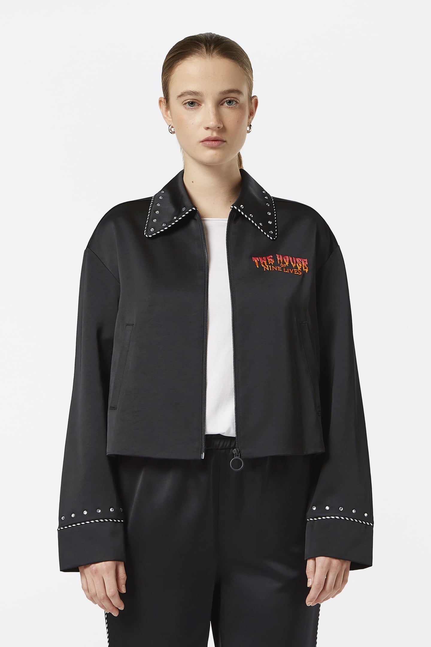 SOUVENIR EMBROIDERY JACKET BLACK 1