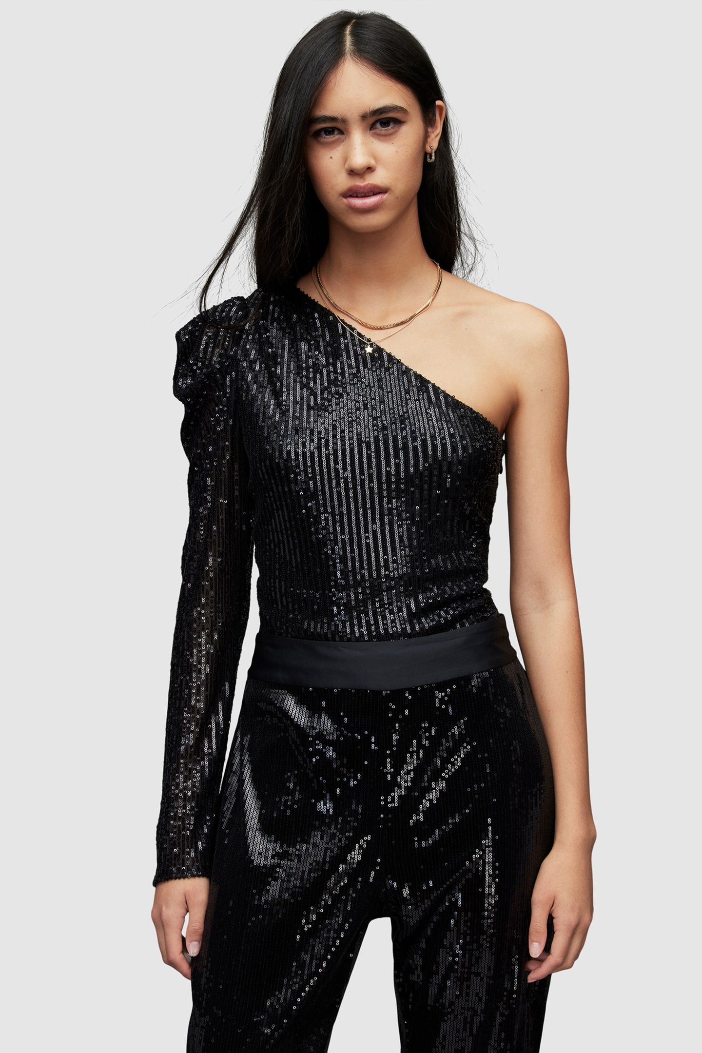 DAPHNE SEQUIN BODYSU BLACK 3