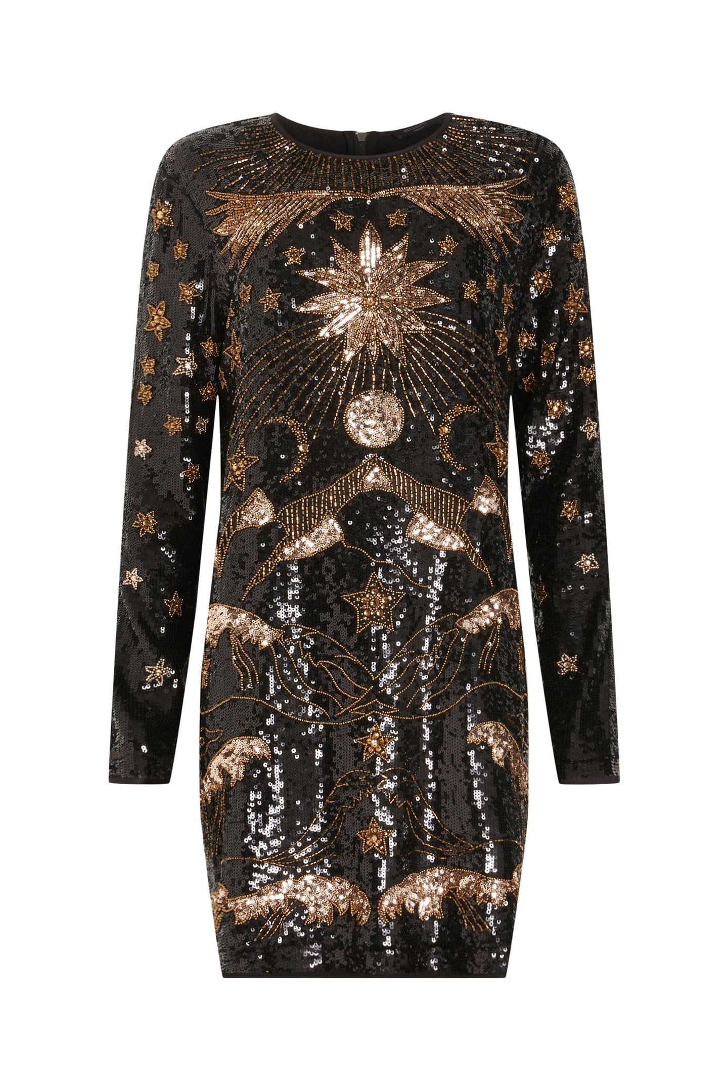 NOUSHKA EMB DRESS BLACK 6