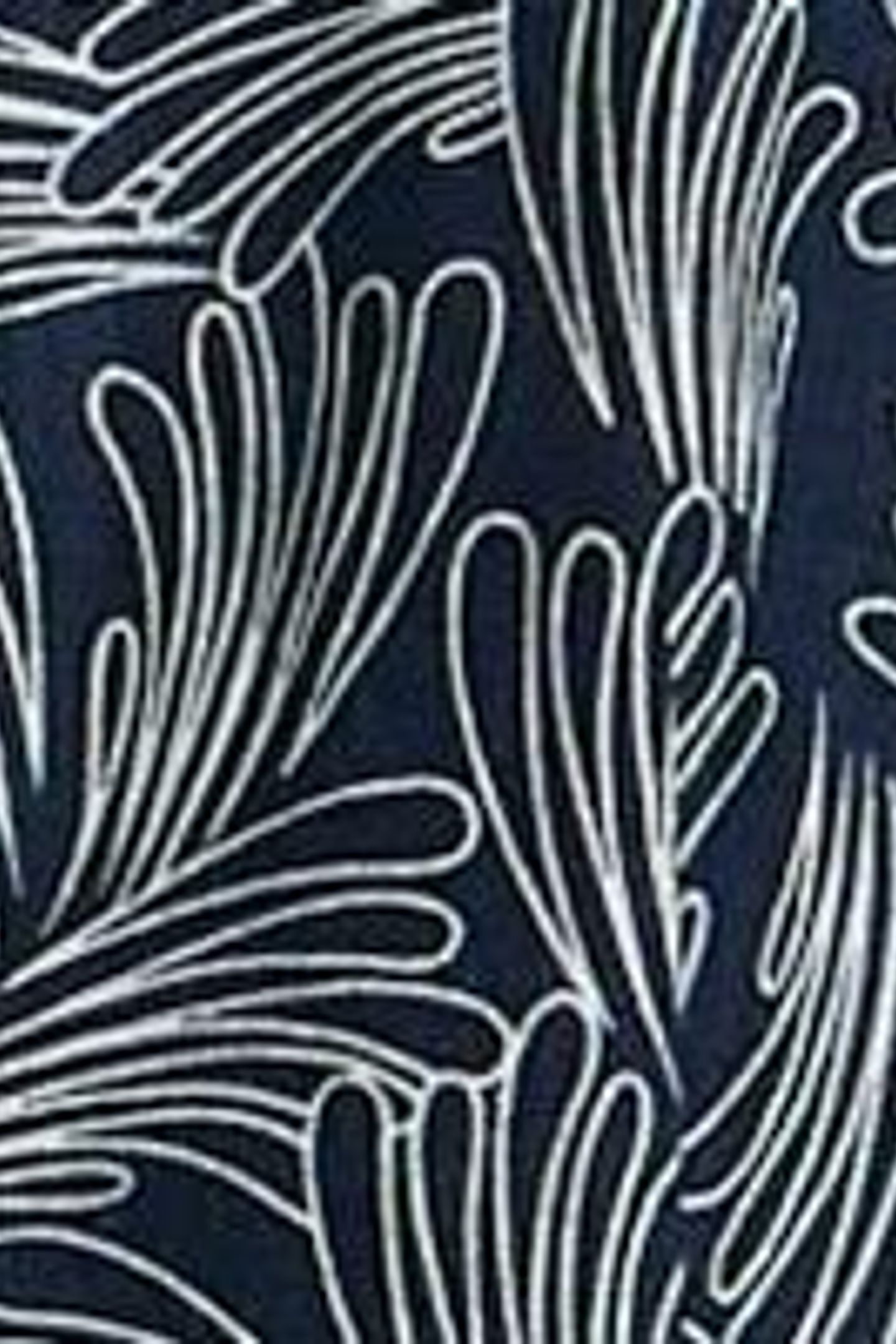 IRIS LINEN DRESS NAVY PRINT 8