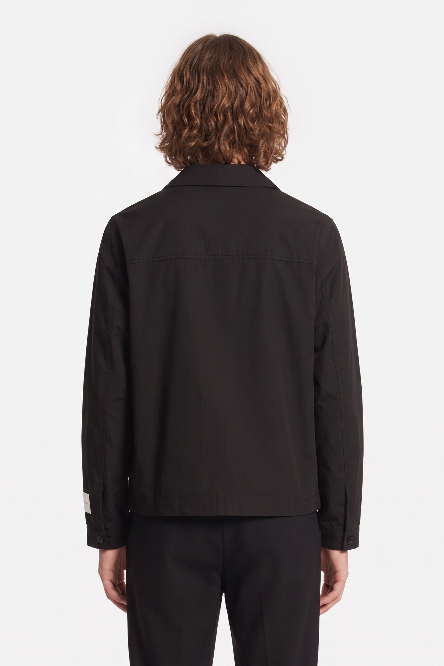 LS LYOCELL SHIRT JACKET BLACK 2