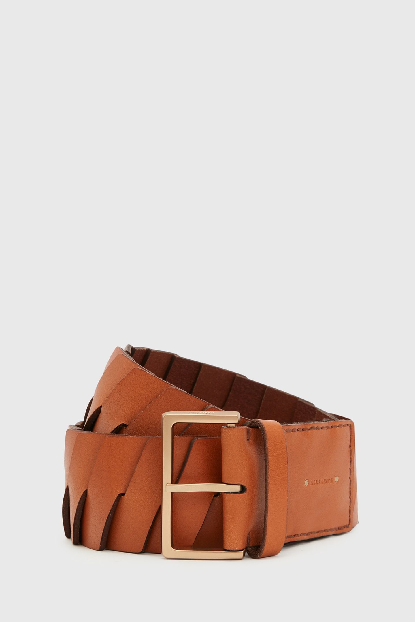 WESLIE WIDE BELT COGNAC 2
