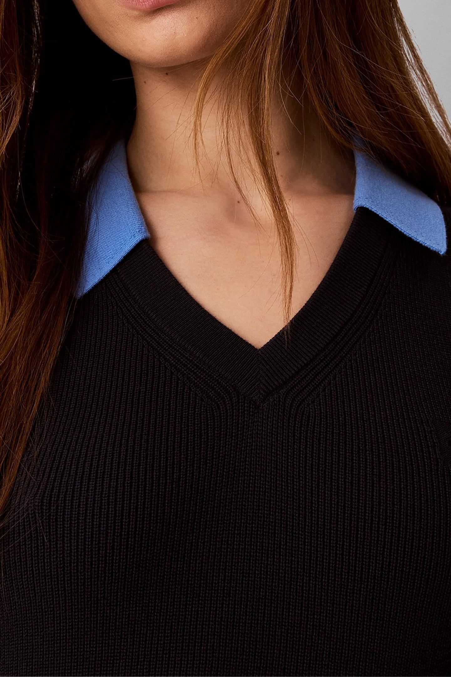 WOVEN LABEL POLO DRESS DARK SAPPHIRE 4