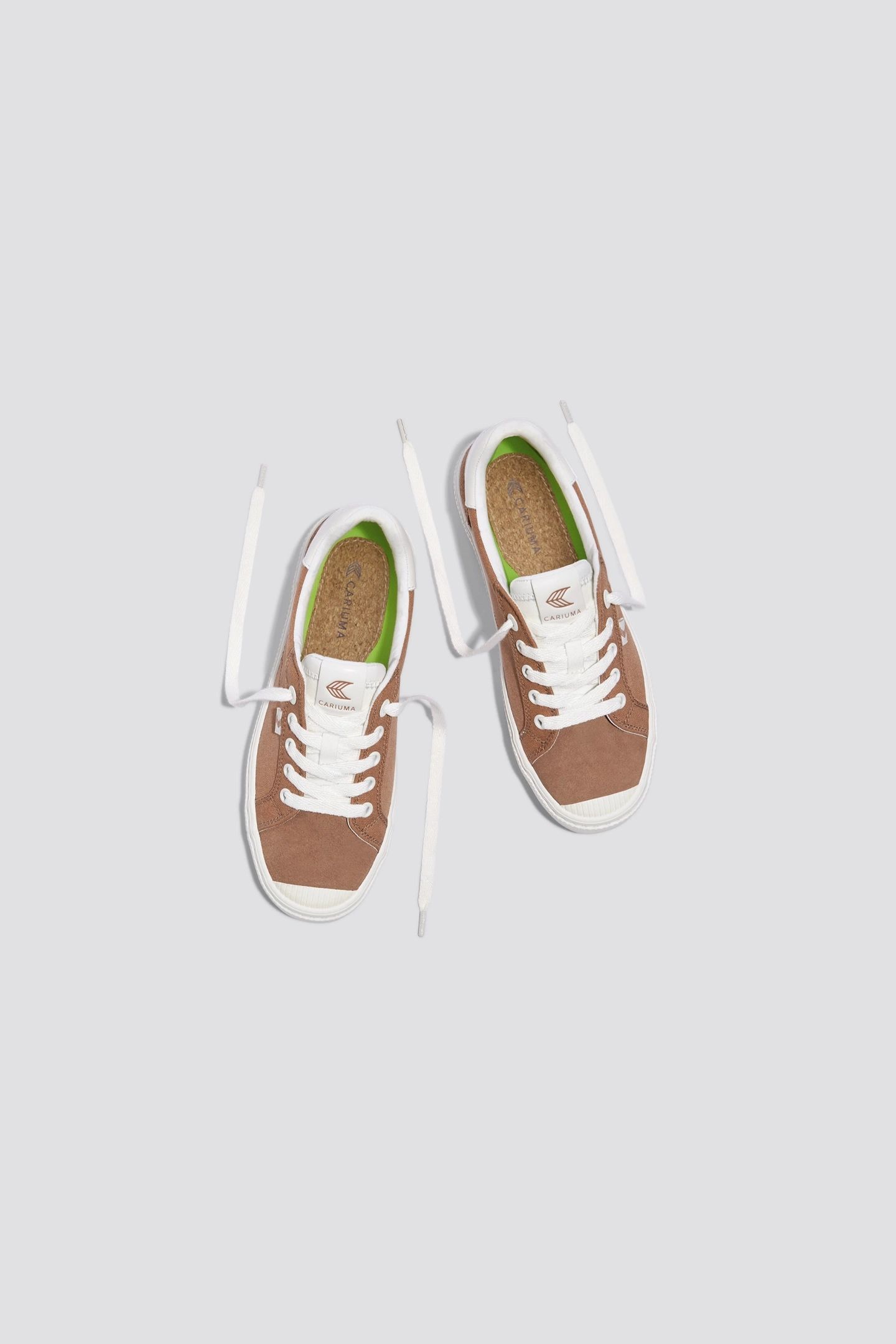 OCA NYLON AND SUEDE MOCHA MOUSSE 3