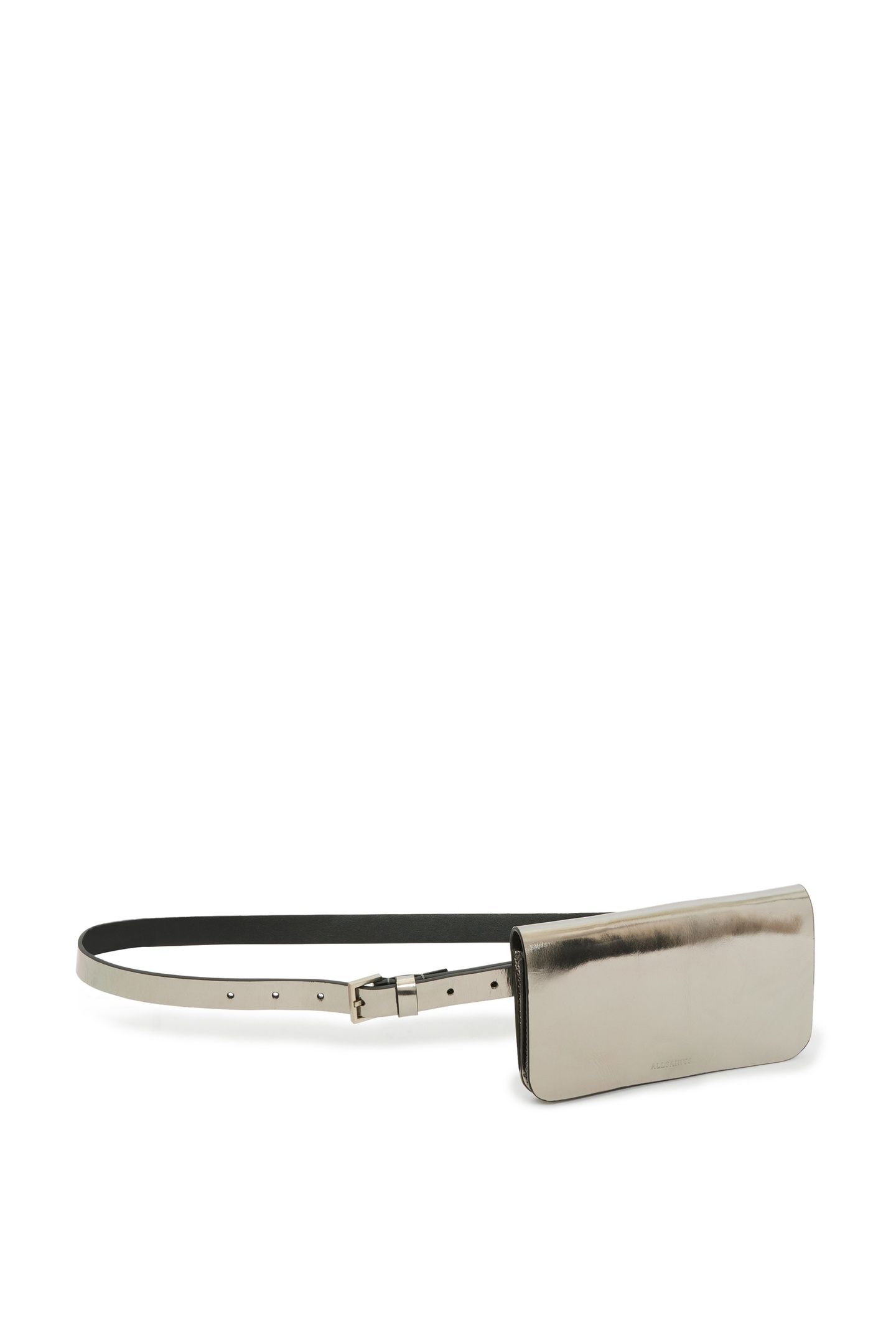 BECKIE BAG BELT PEWTER/DULL NICKEL 4