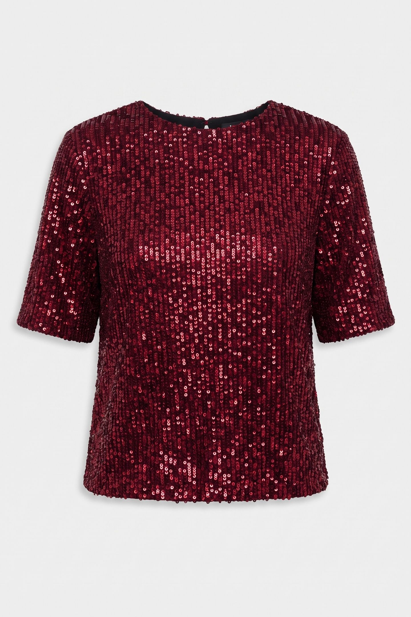 PAILLETEN/GLITTER TOP RED 3