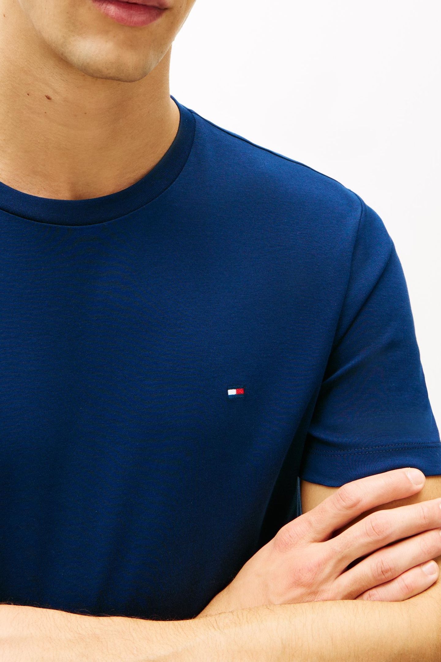LIGHT INTERLOCK TEE CARBON NAVY 5