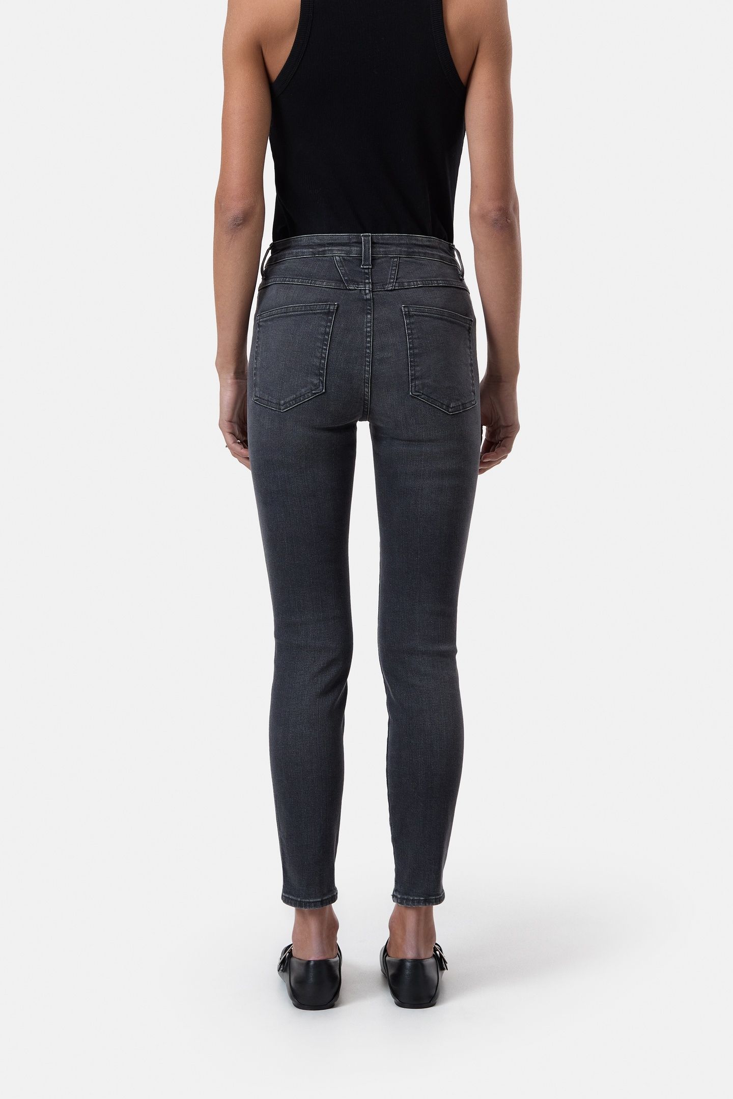 SKINNY PUSHER JEANS DARK GREY 2