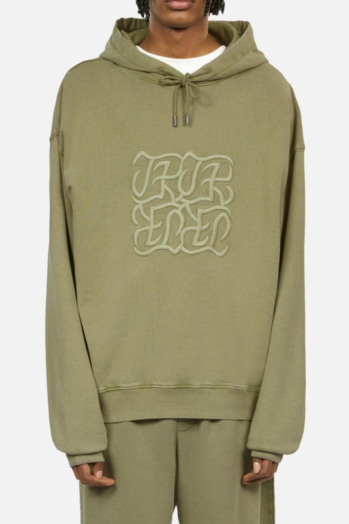 TK ACID EMBROIDERED SWEATSHIRT KAKI GREY 3
