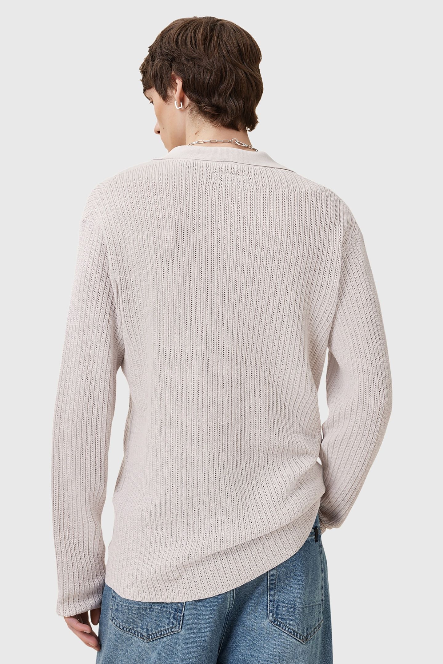 THOMA LS POLO ECRU WHITE 5