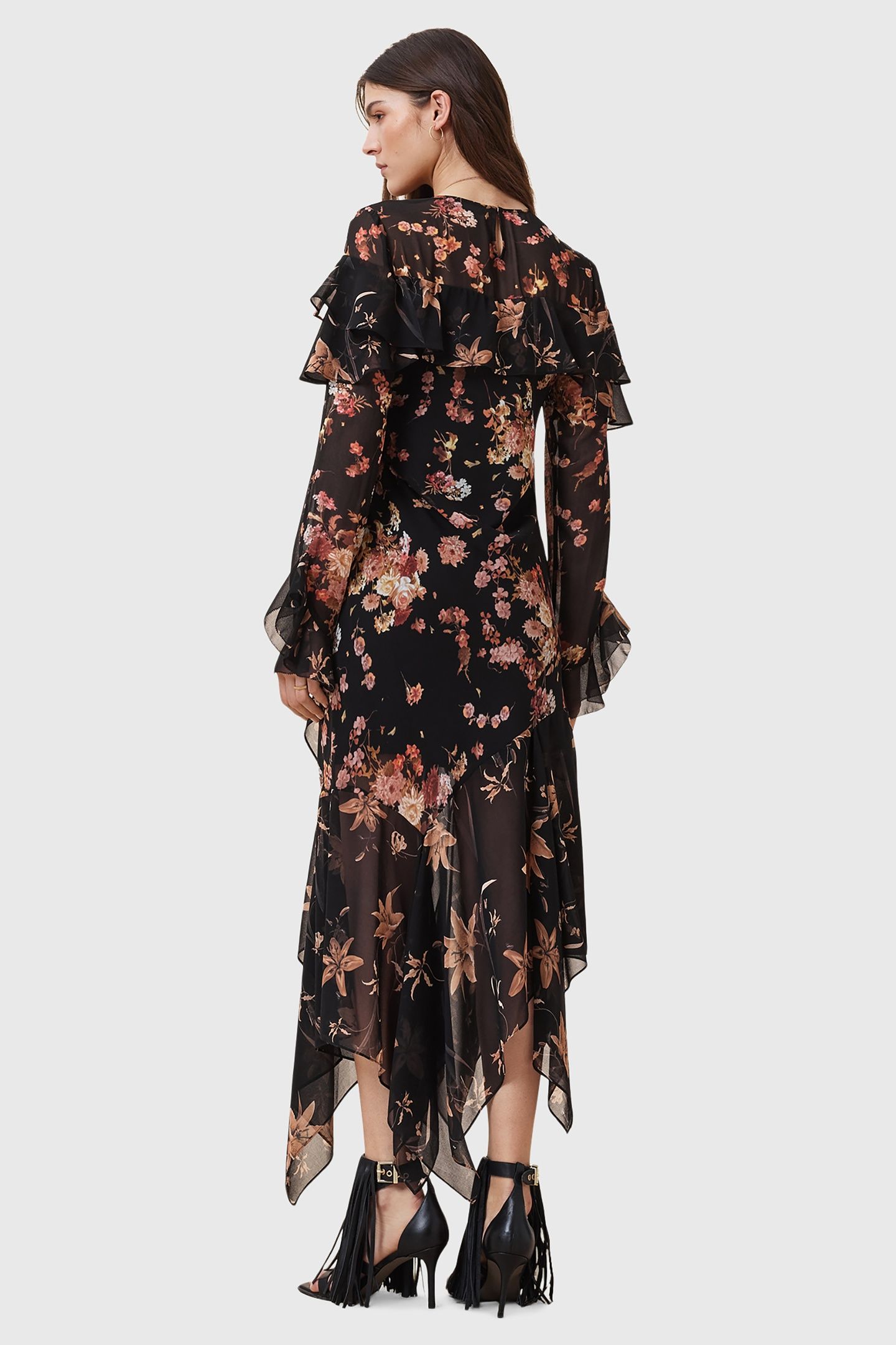 FRESCA DRESS PETRA SEPIA BROWN 5