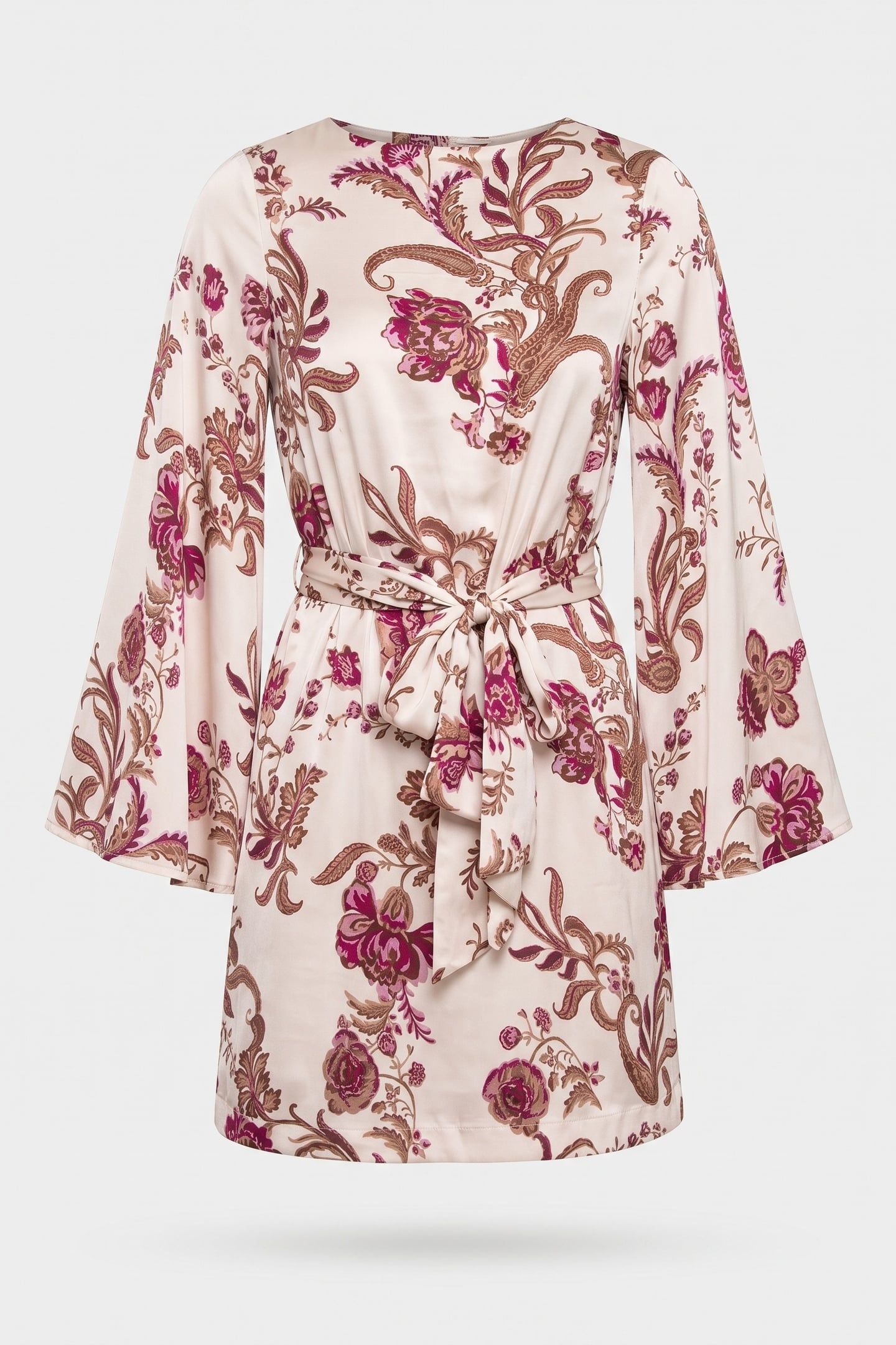 LOREDANA BOAT-NECK M FLORAL PAYSLEY ICE C 3