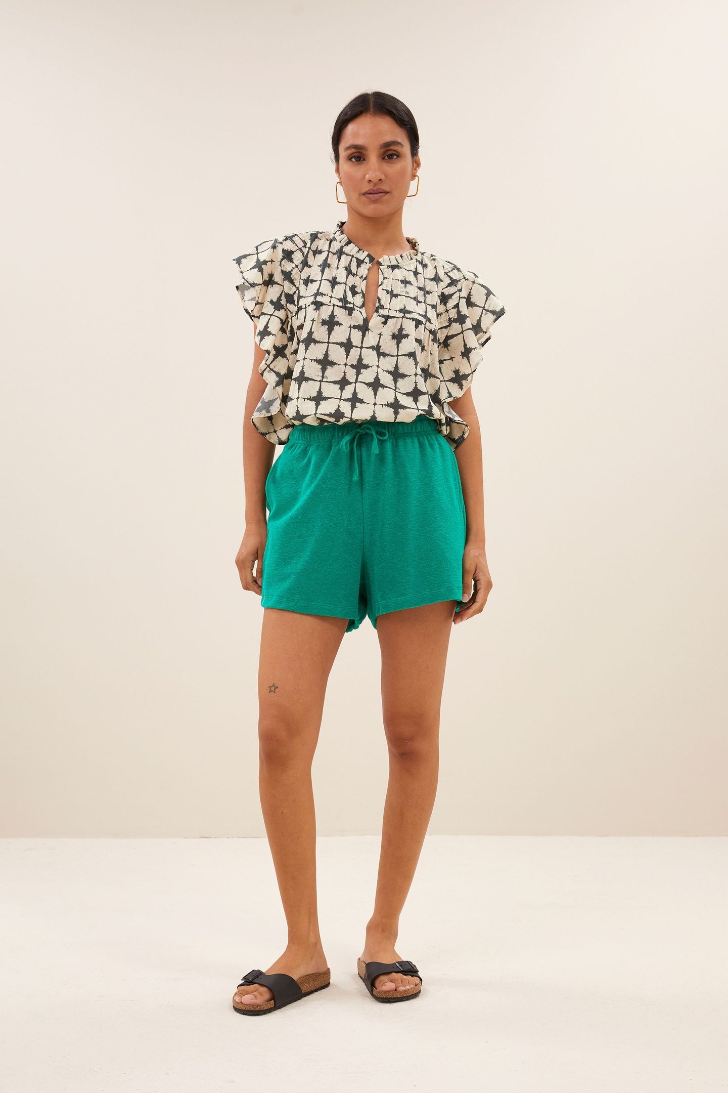 KID SLUB SHORTS GREEN LAKE 2
