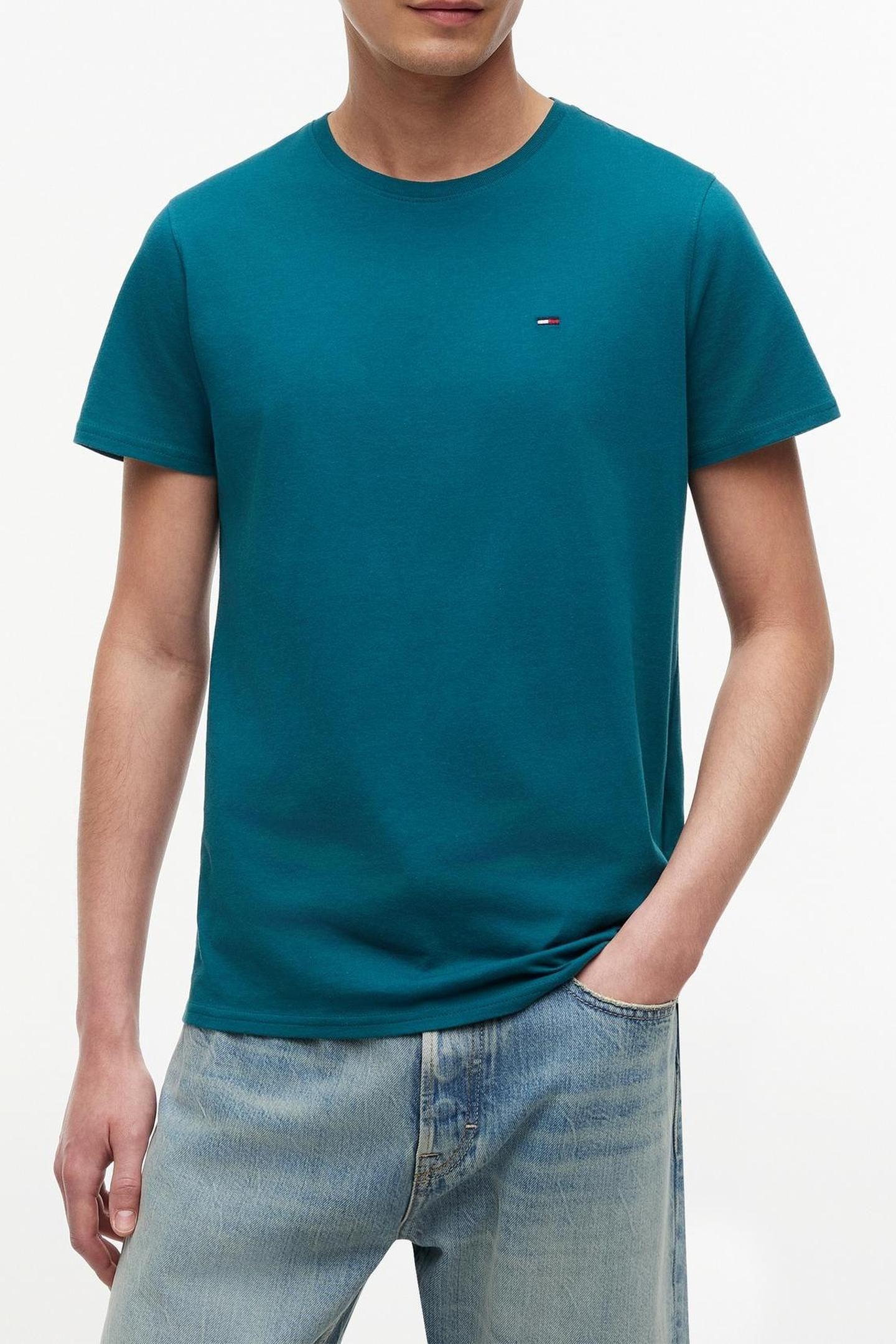 XSLIM JERSEY TEE POLAR TEAL 1