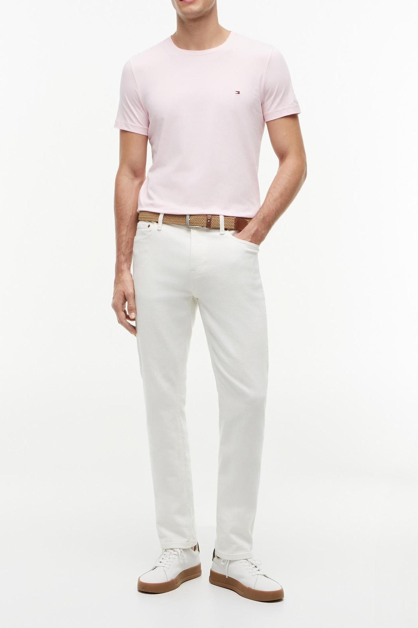STRETCH SLIM FIT TEE PINK LILY 3