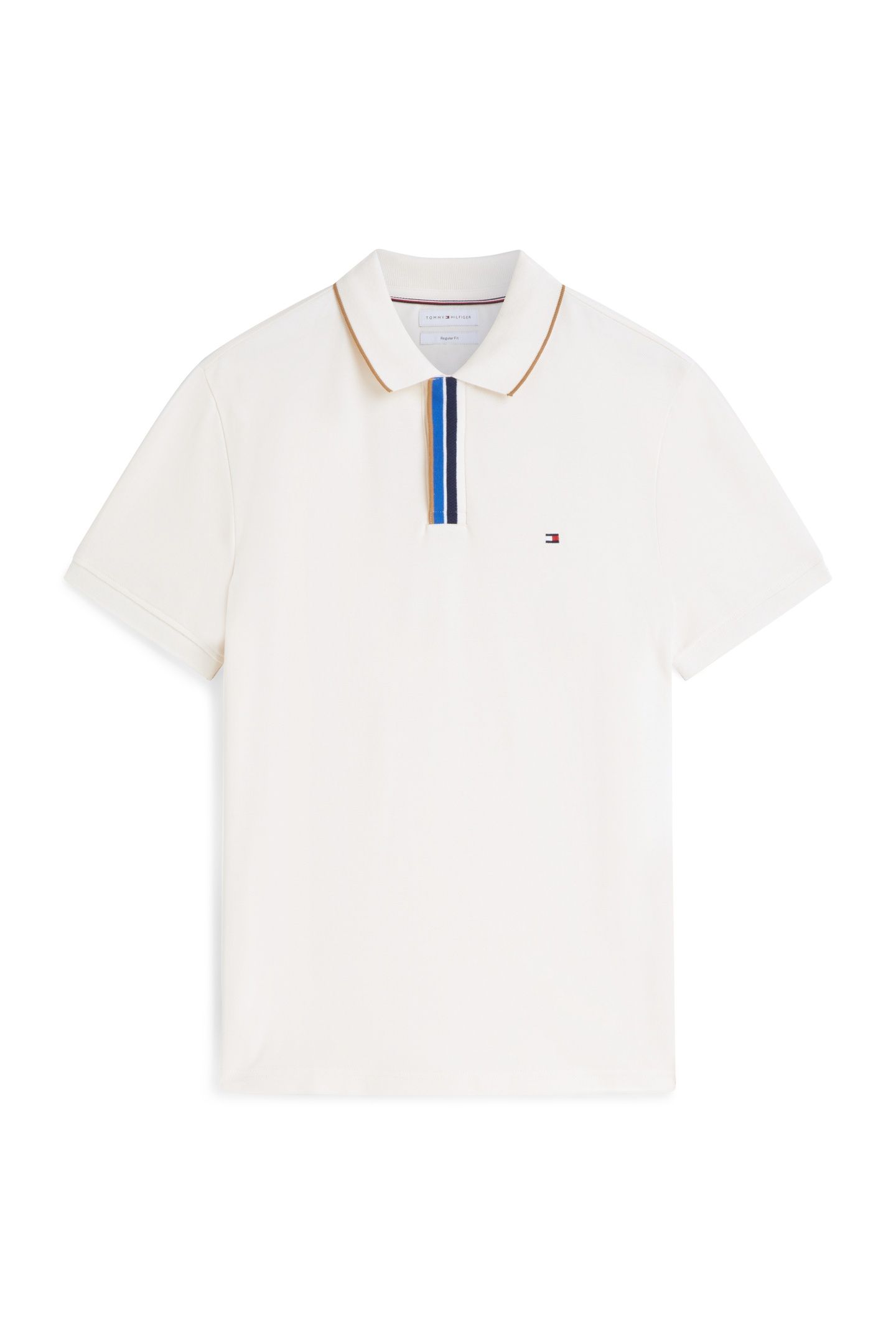 PIQUE PLACKET T-SHIRT IVORY PETAL 4