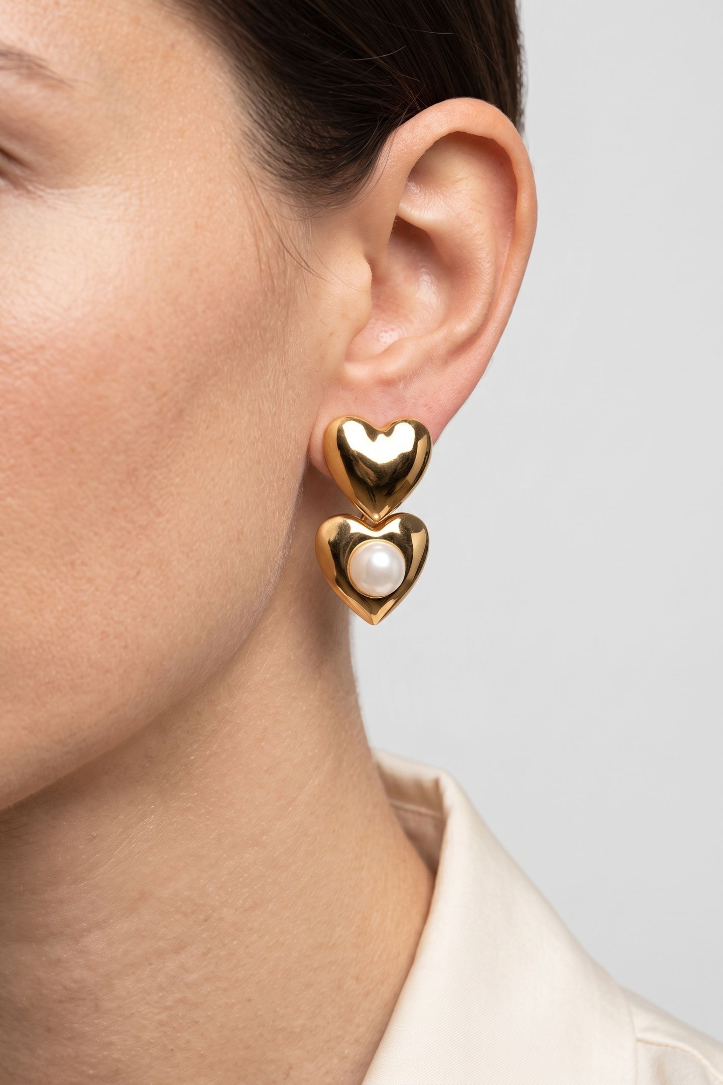 MY HEART OHRRINGE GOLD 1