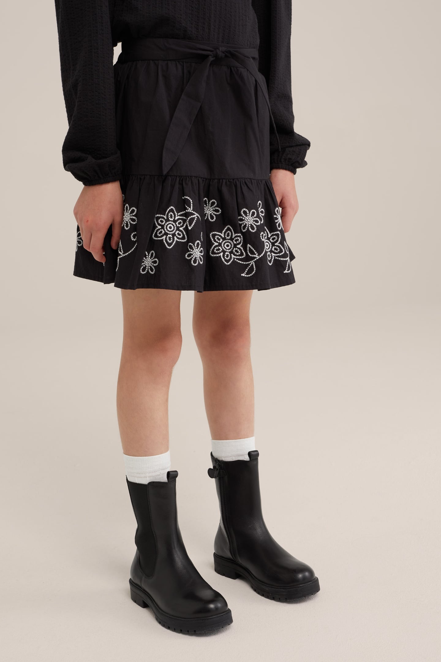 SKIRT MINI LENGTH BLACK 1
