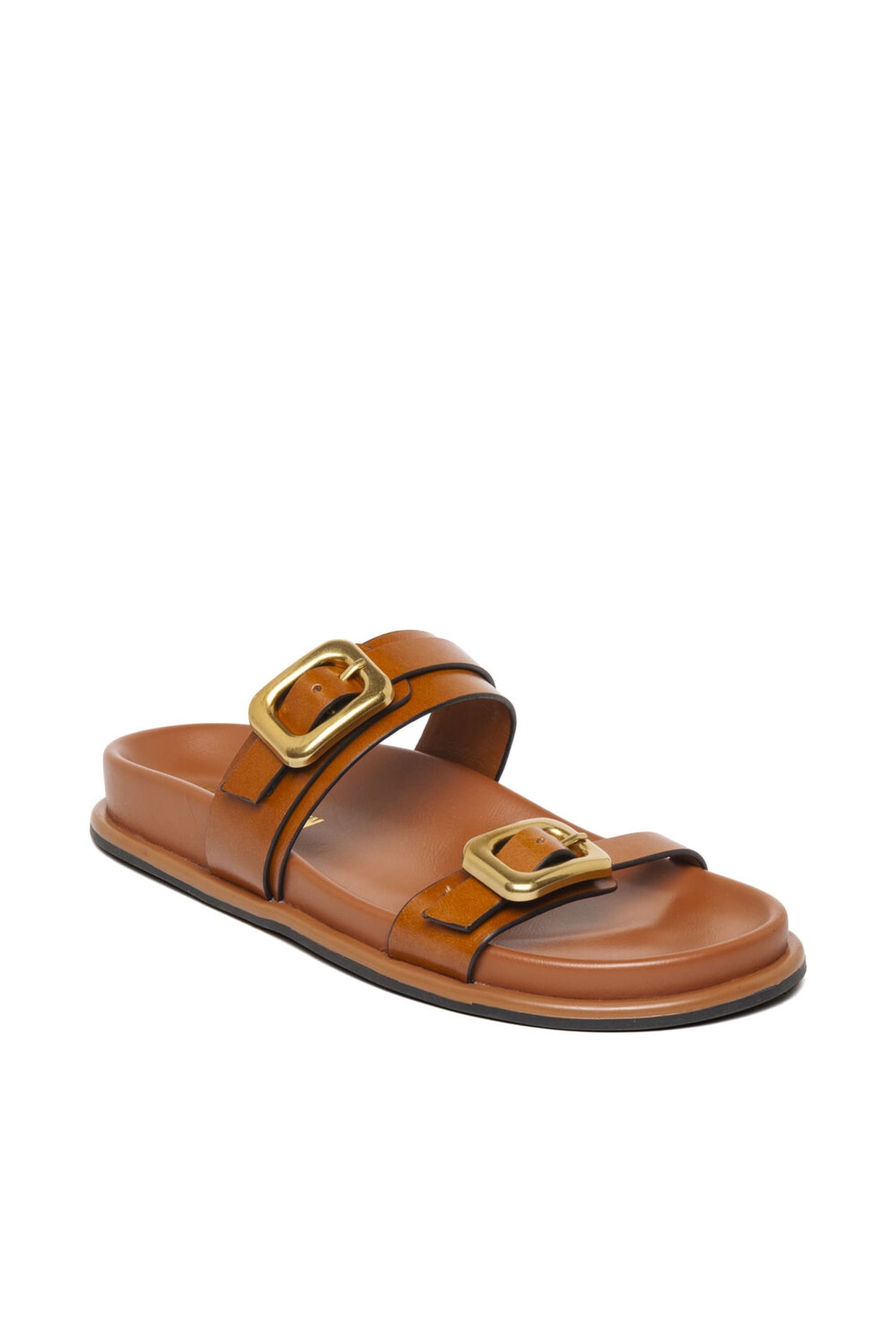 ZAZ SLIDES TAN LEATHER 2