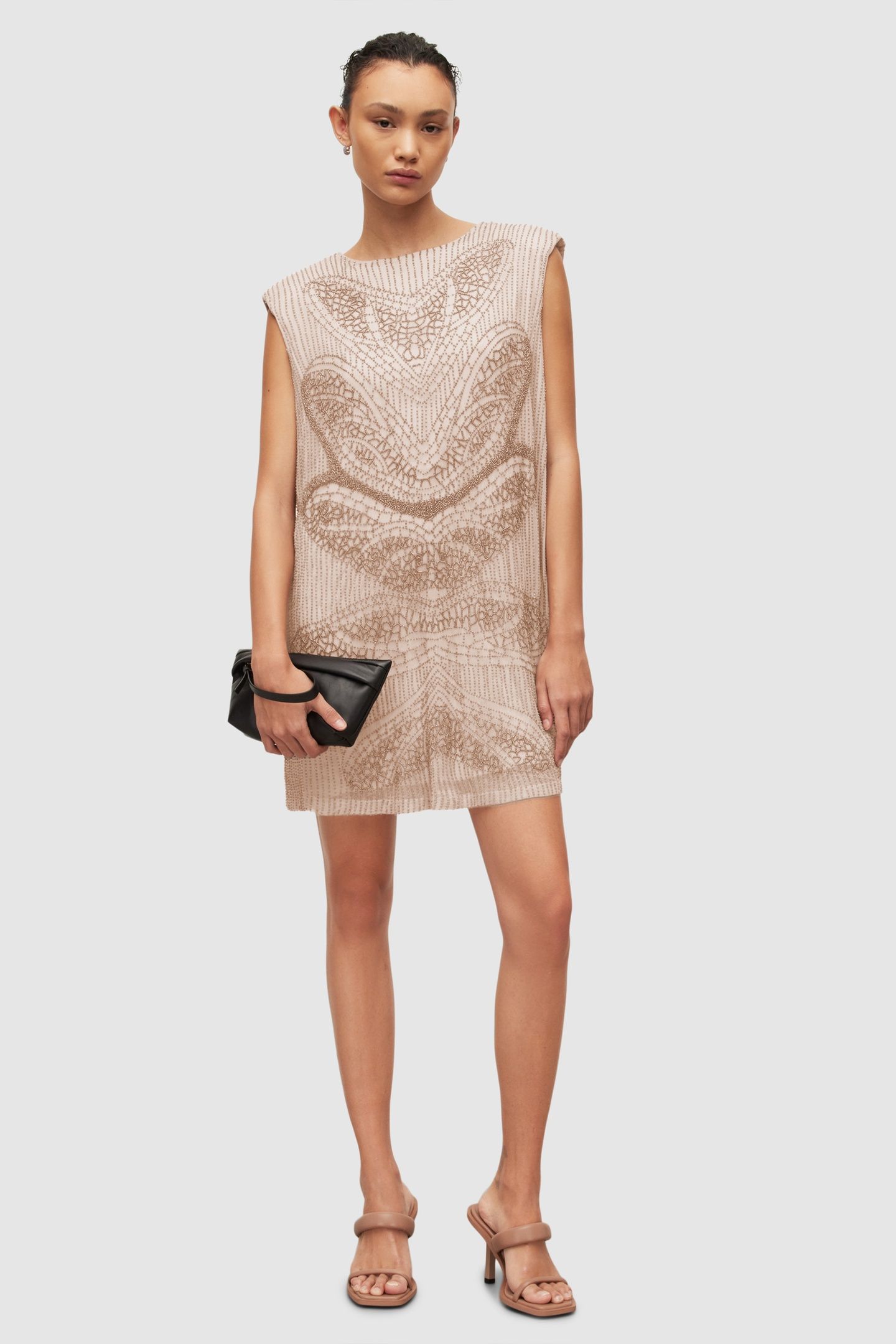 ILISHA EMB DRESS PALE PINK 1