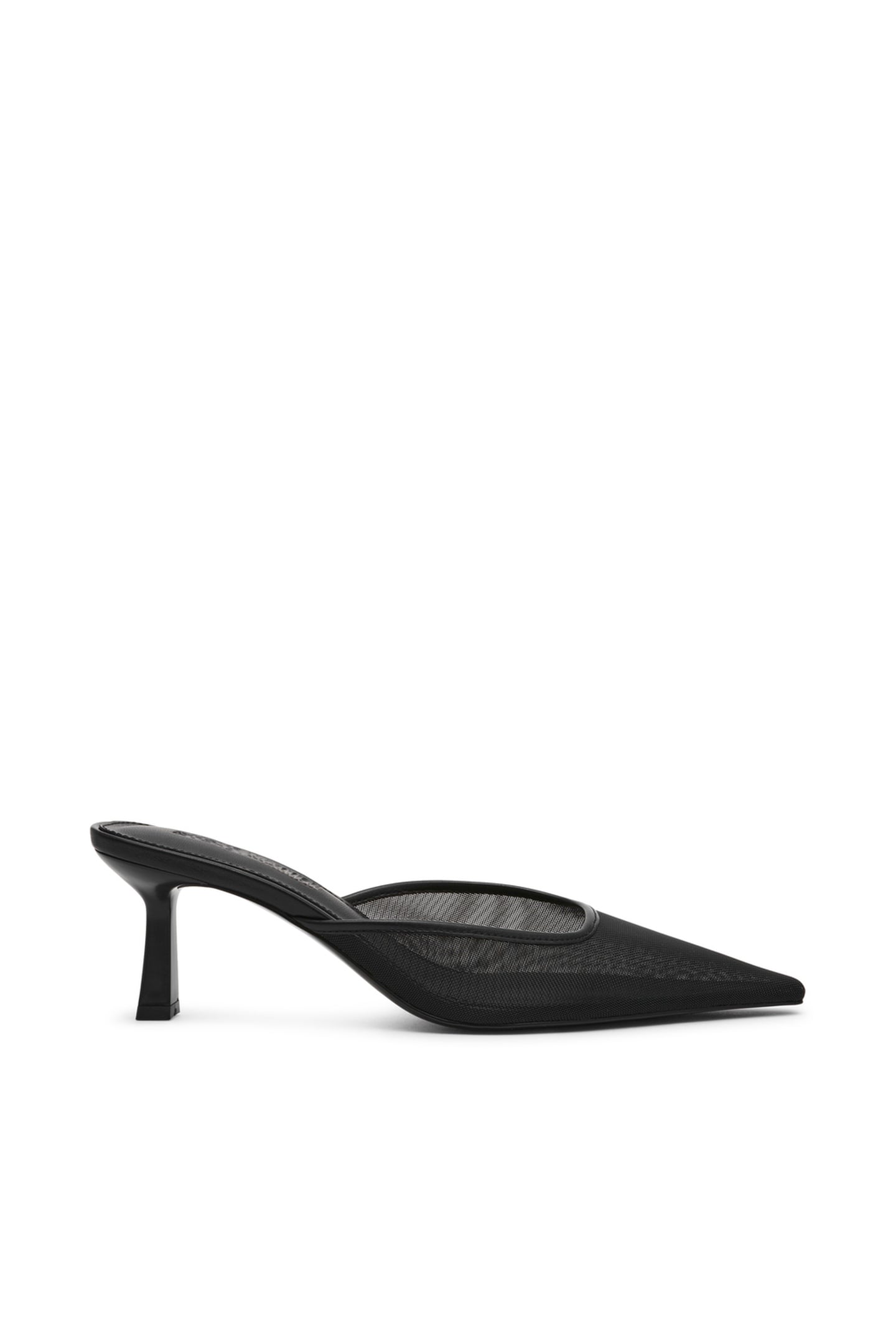LISBETH MULES BLACK MESH 1