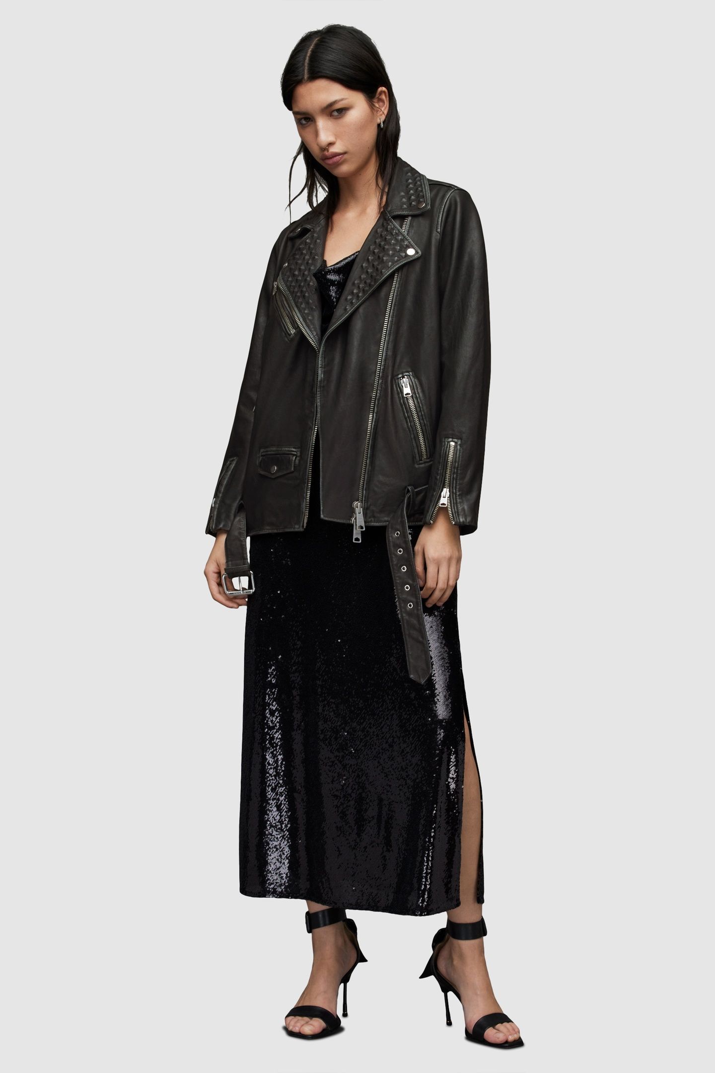 BILLIE STUD BIKER BLACK 2