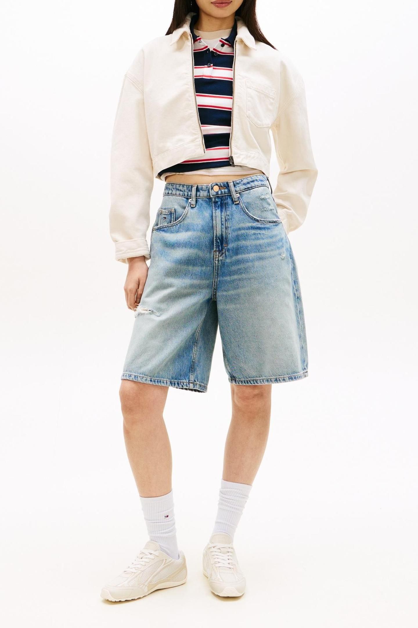 BLOUSON DENIM WHITE 1
