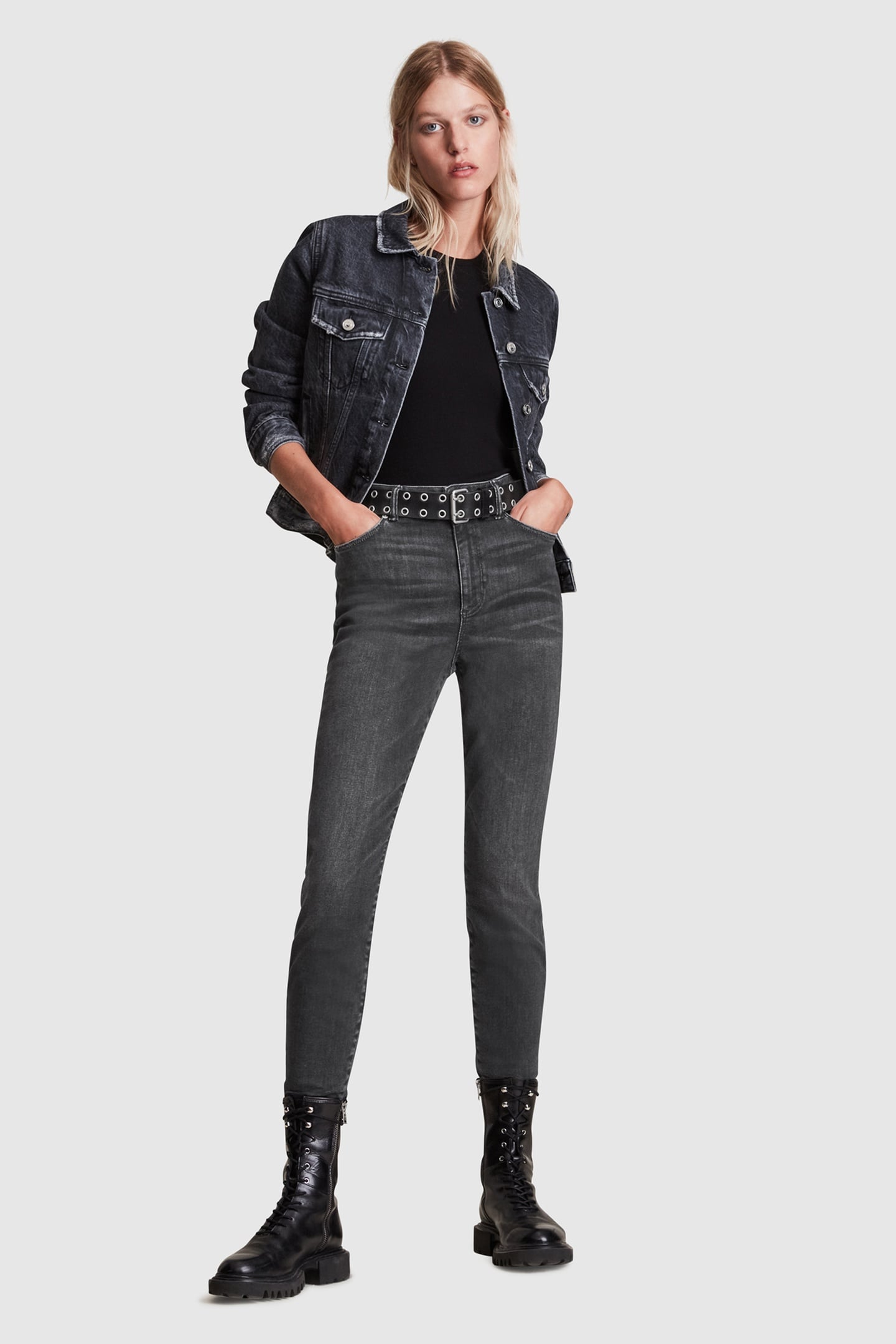 PHOENIX JEAN WASHED BLACK 1