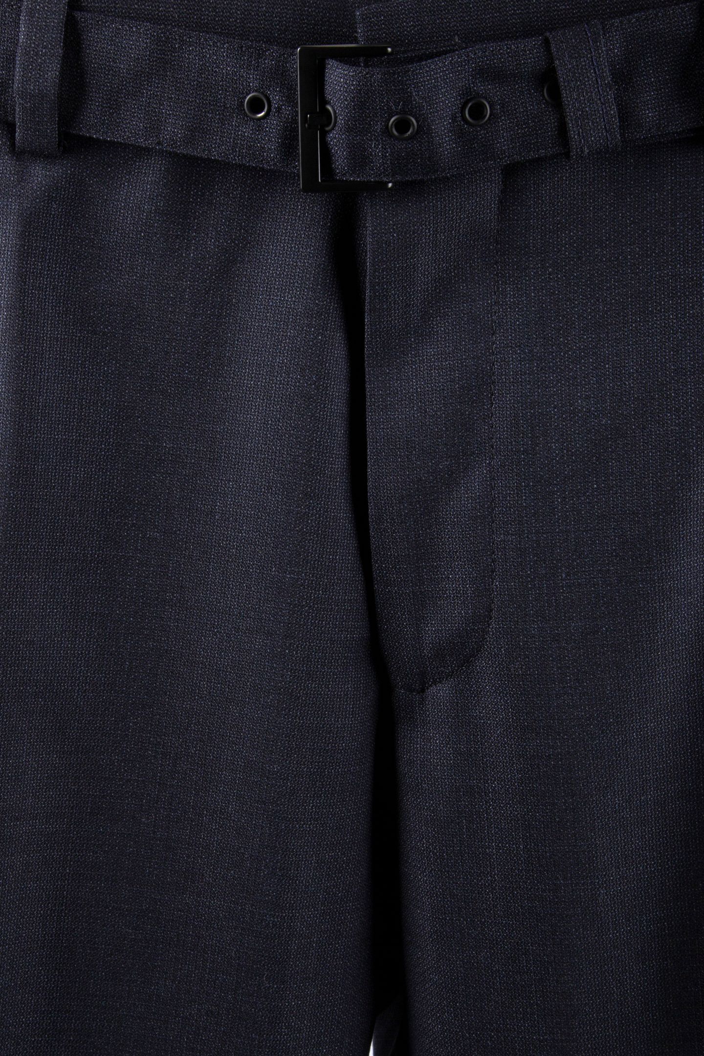 SUIT TROUSERS WITH BELT NAVY 4