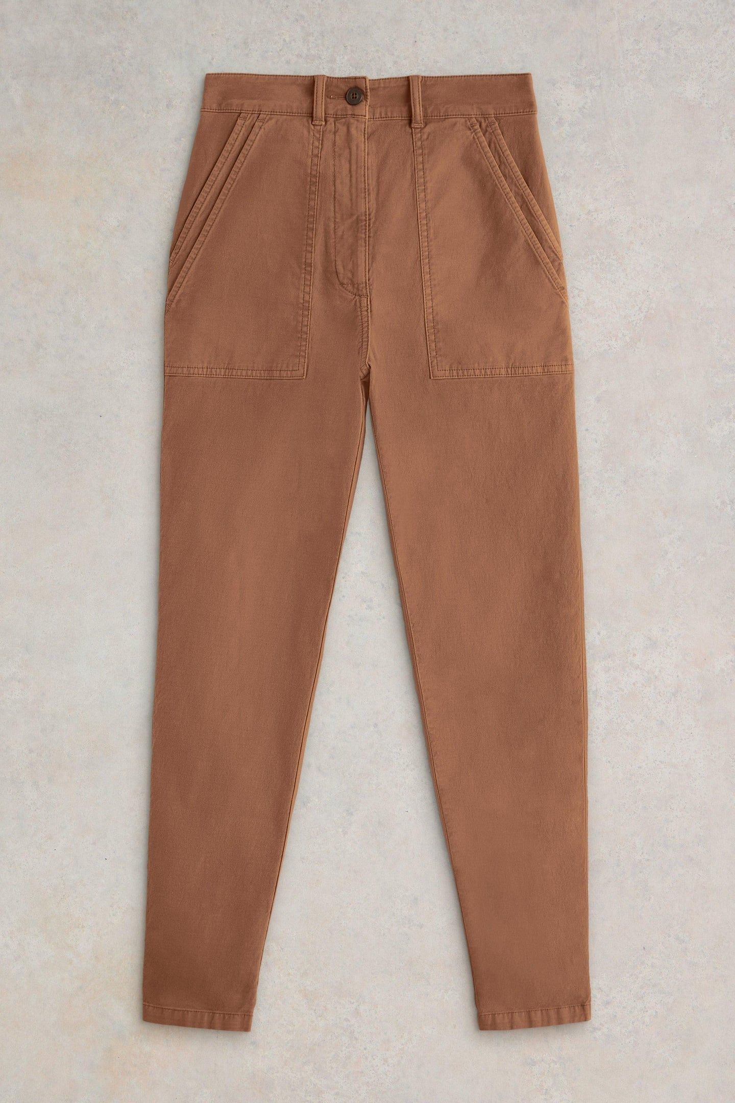 TWISTER CHINO TROUSER DARK TAN 4