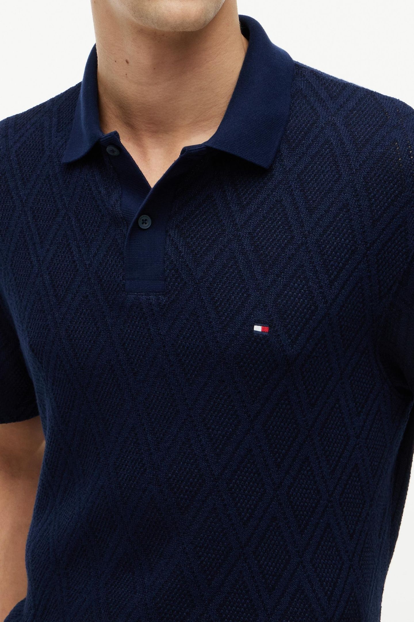 JACQUARD CLASSIC FIT CARBON NAVY 5