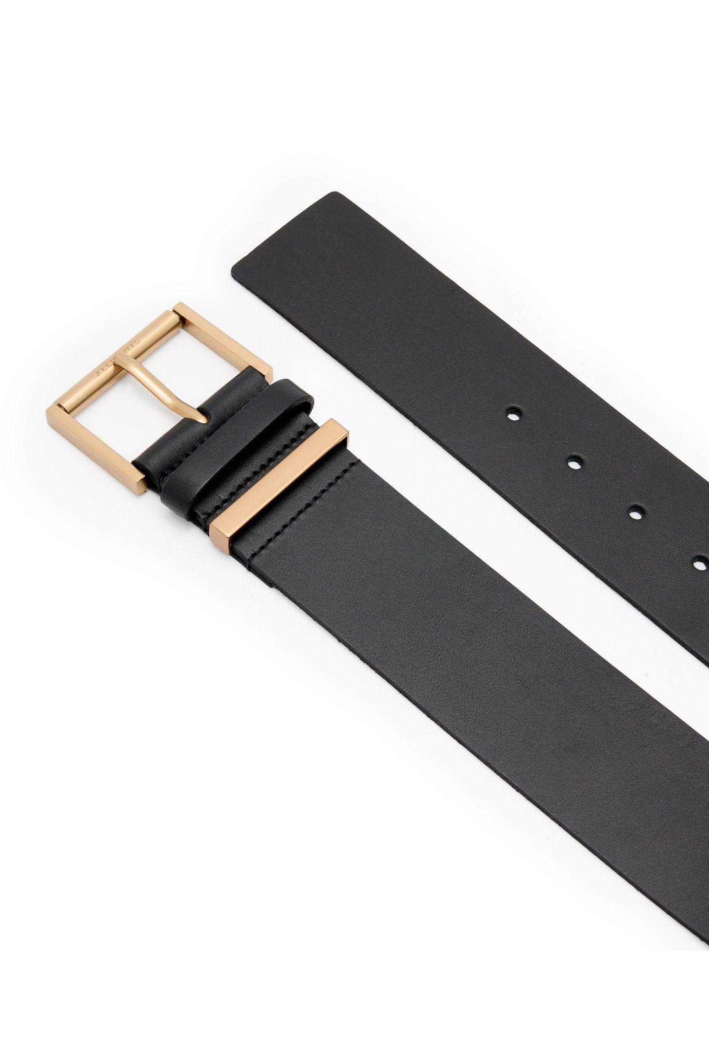 DARCY BELT BLACK/WARM BRASS 5