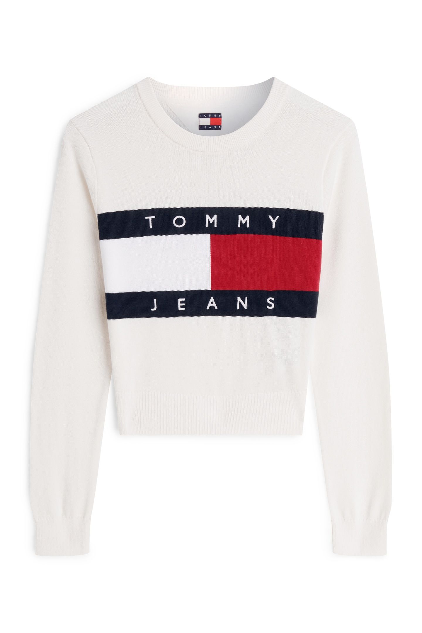 FLAG CREW NECK ANCIENT WHITE 4