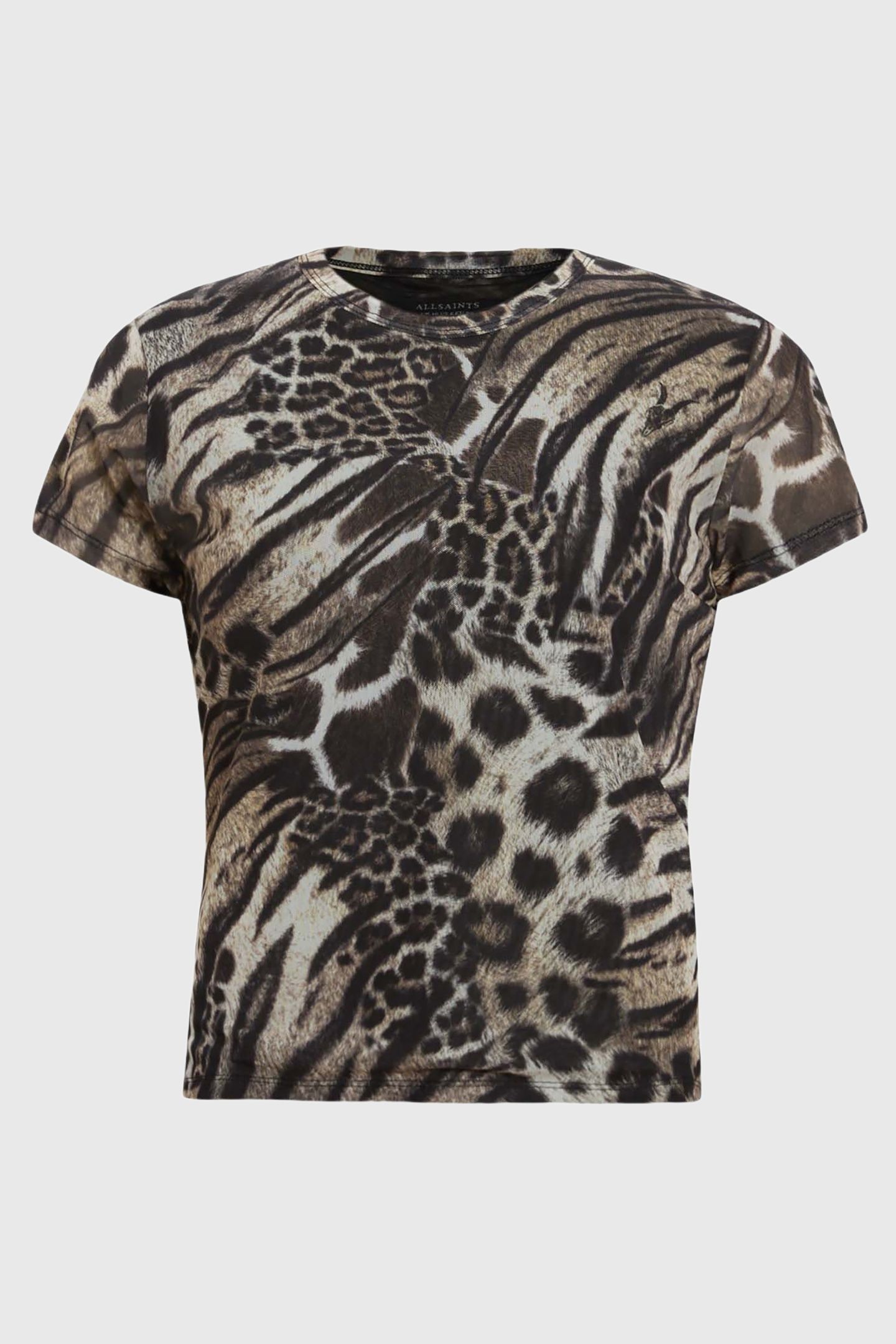 ELLIE MESH TEE TRIO TAUPE BROWN 5