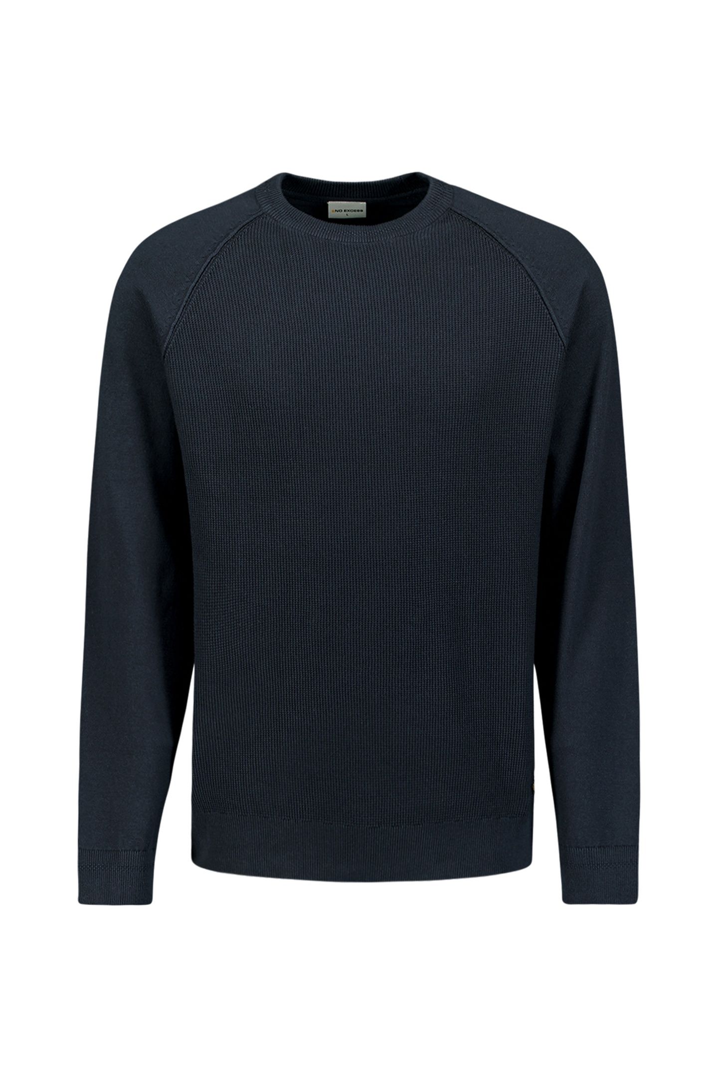 PULLOVER CREWNECK SOLID WAFFLE KNIT NIGHT 5