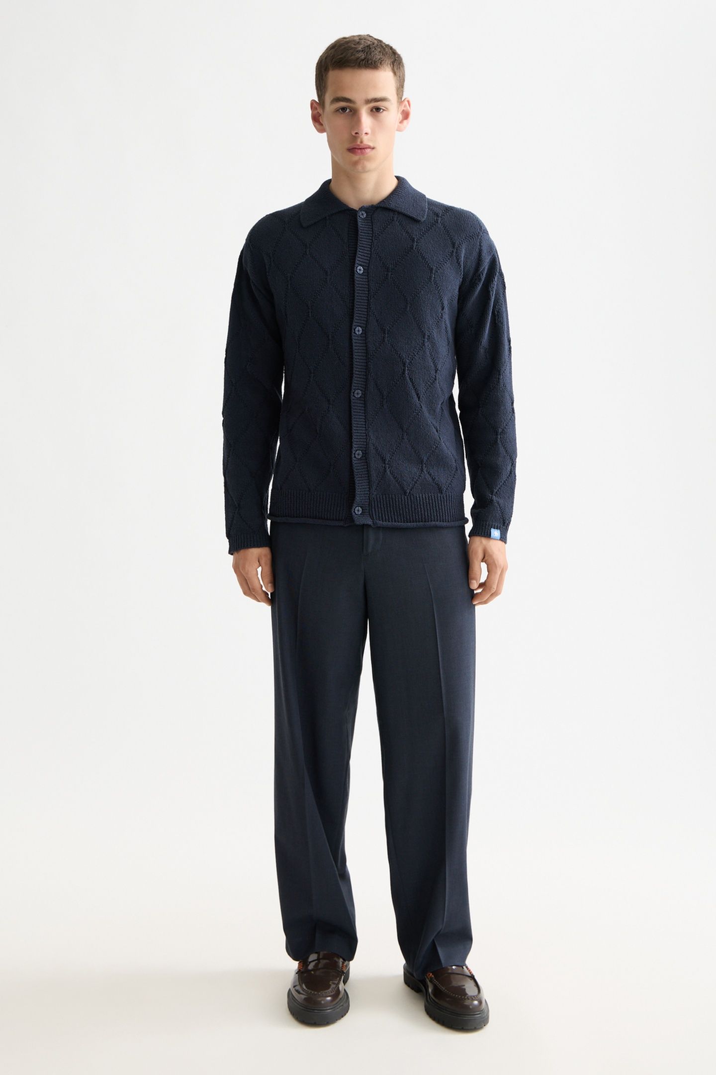 OPEN WORK LONG SLEEVE SHIRT SKY CAPTAIN 2