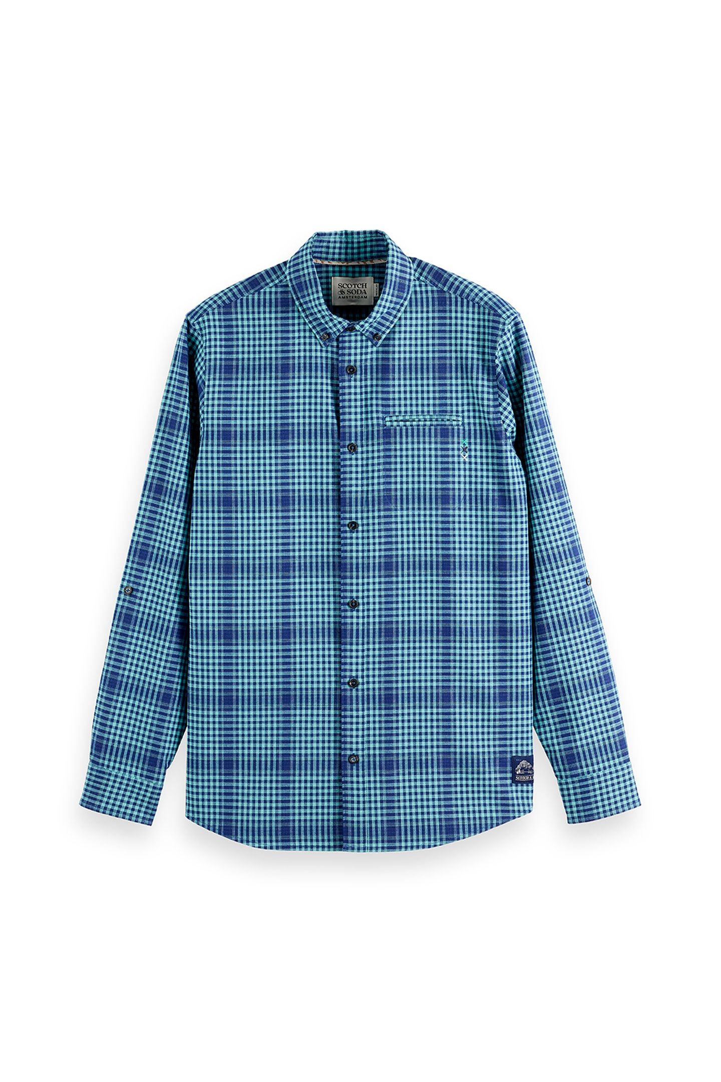 SHADOW-CHECK DOUBLE-FACED SHIRT PEACOAT SHADOW CHECK 4