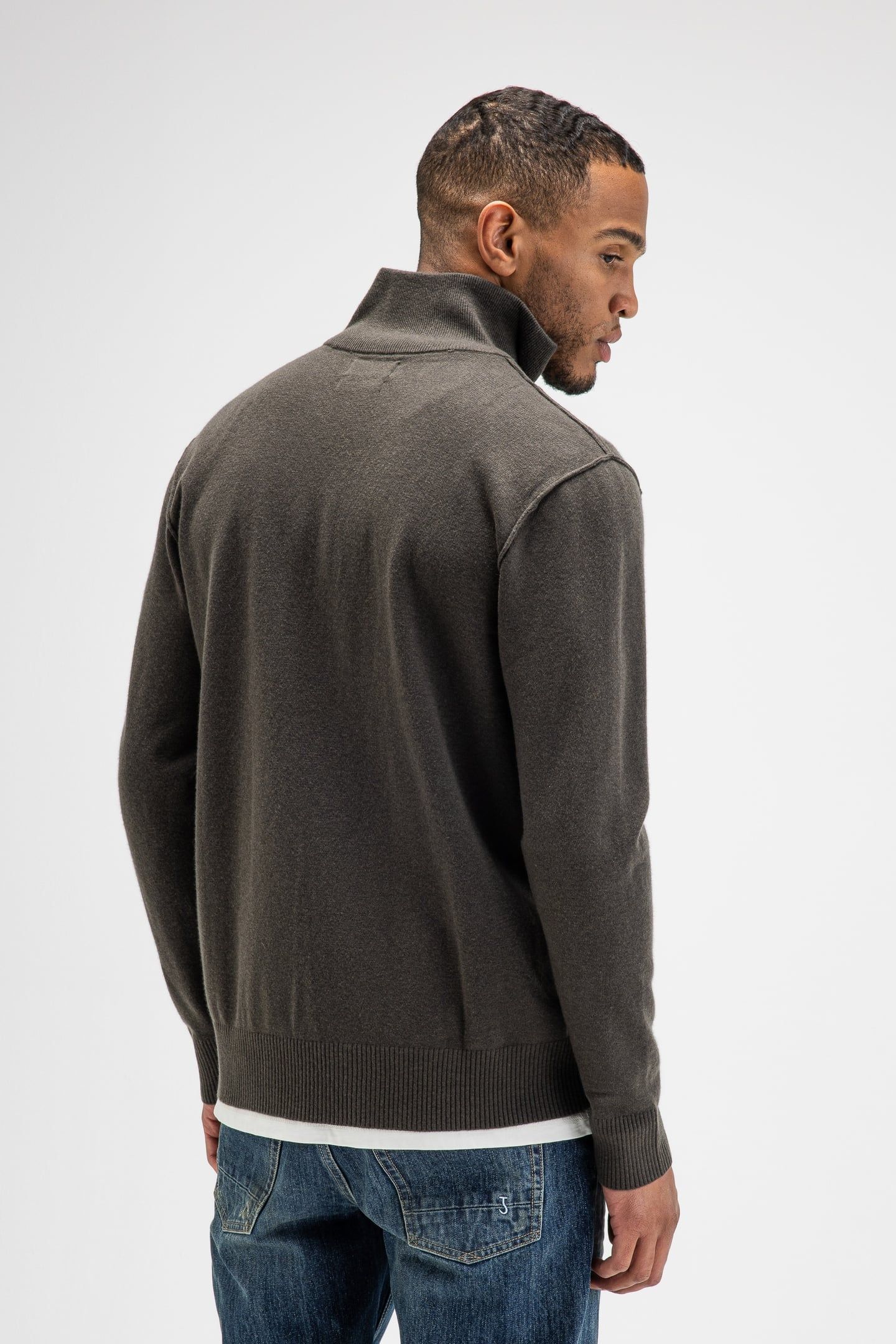 CLIFTON FULL ZIP MOCHA BROWN 2