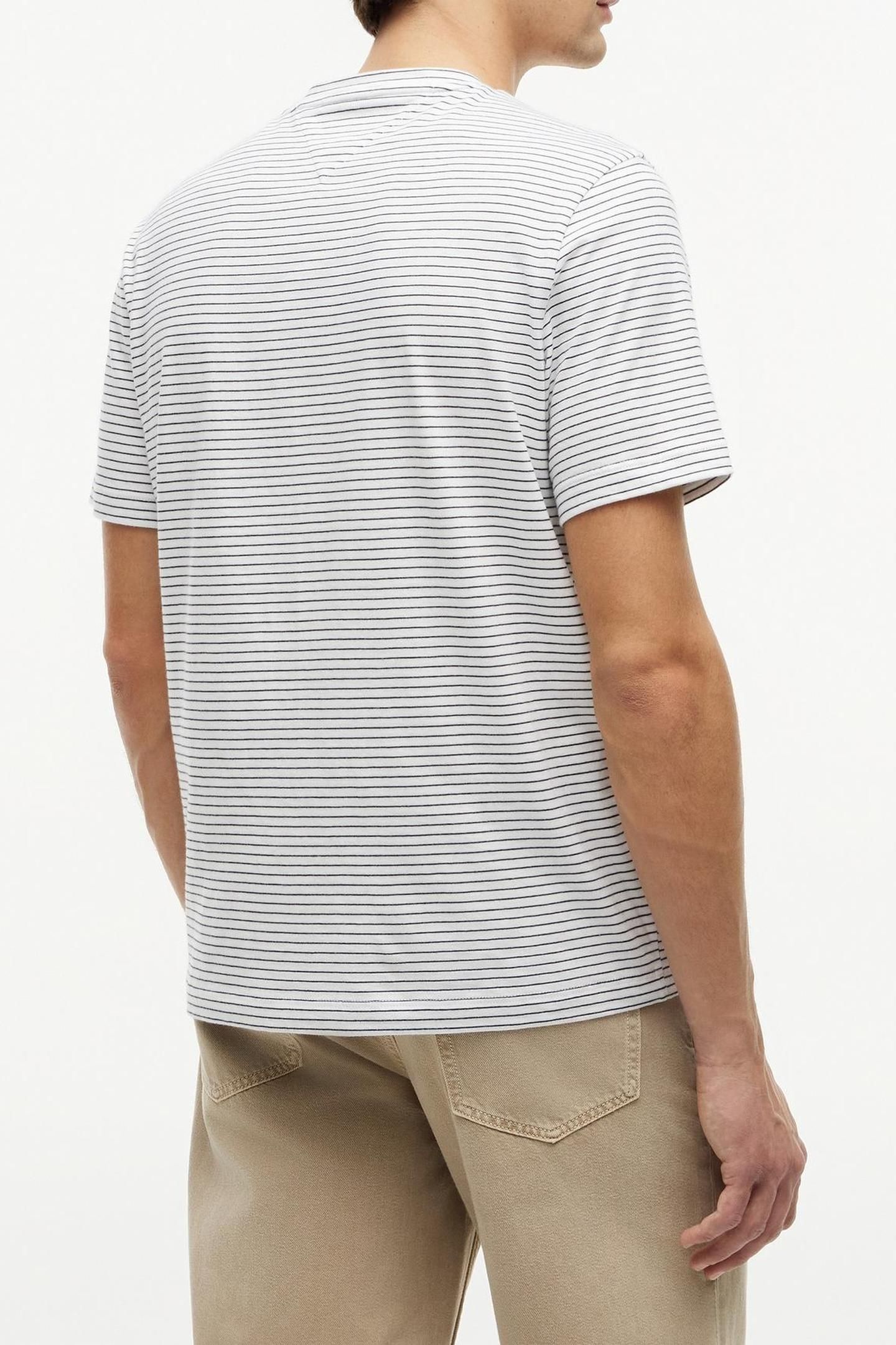 ESS SEASONAL REGULAR FIT TEE ECRU/DESERT SKY STRIPE 2