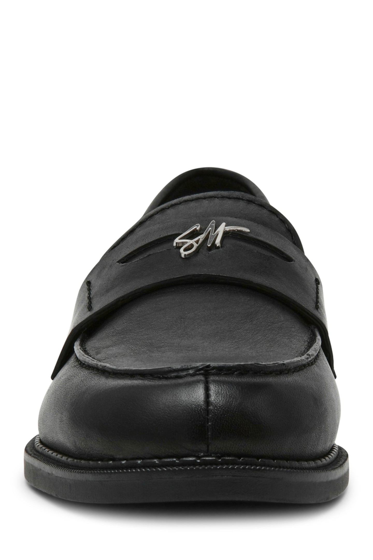 MOTOR FLAT SHOES BLACK LEATHER 4