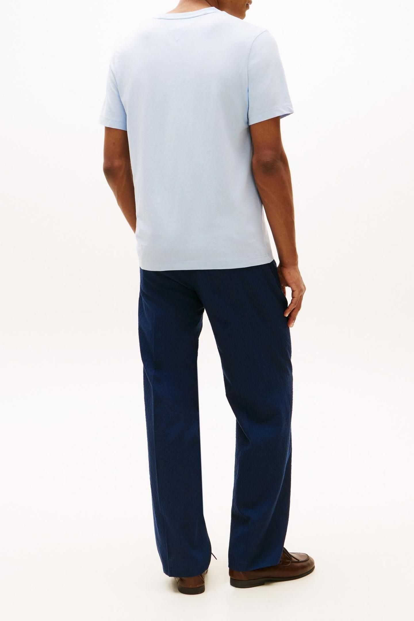 ESSENTIAL V-NECK TEE BREEZY BLUE 2