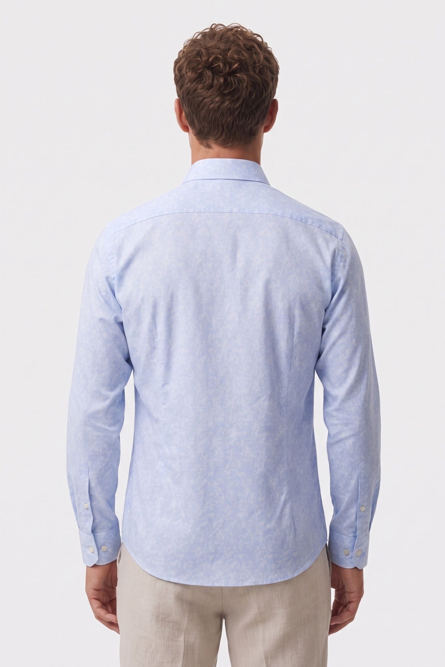 SLIM PERFORMANCE STRAIGHT SHIRT BLUE 2