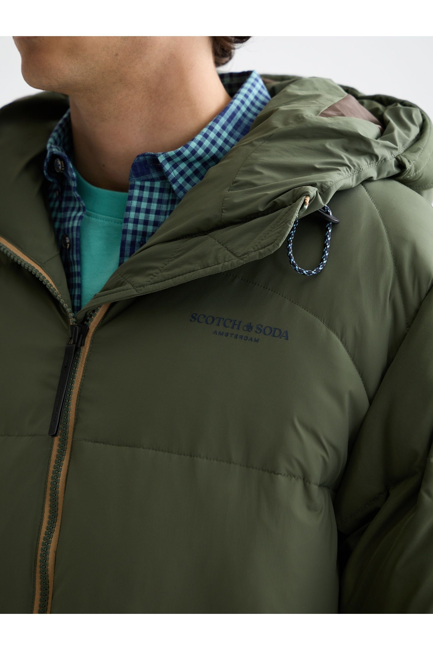 LONG PUFFER JACKET THYME 7